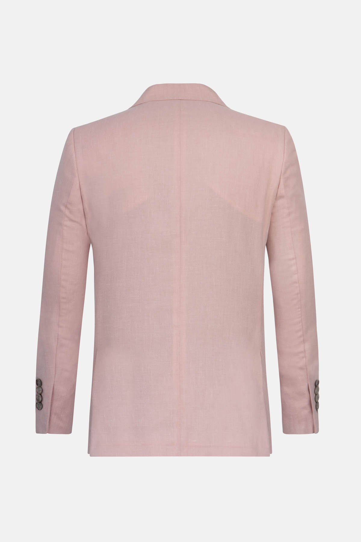 Patterned Pale Dogwood Pink Blazer - 3