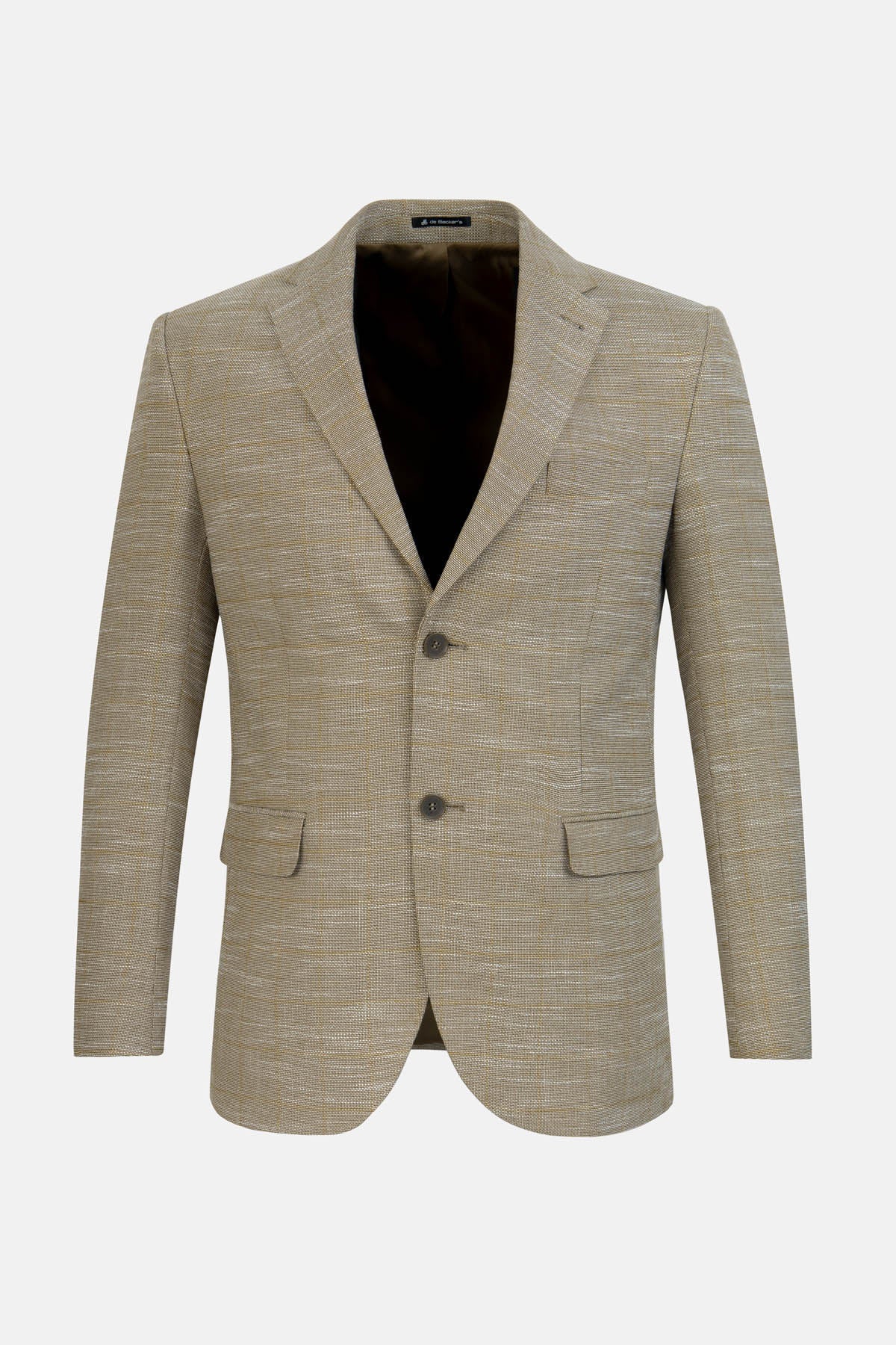 Jacquard Light Olive Blazer - 1