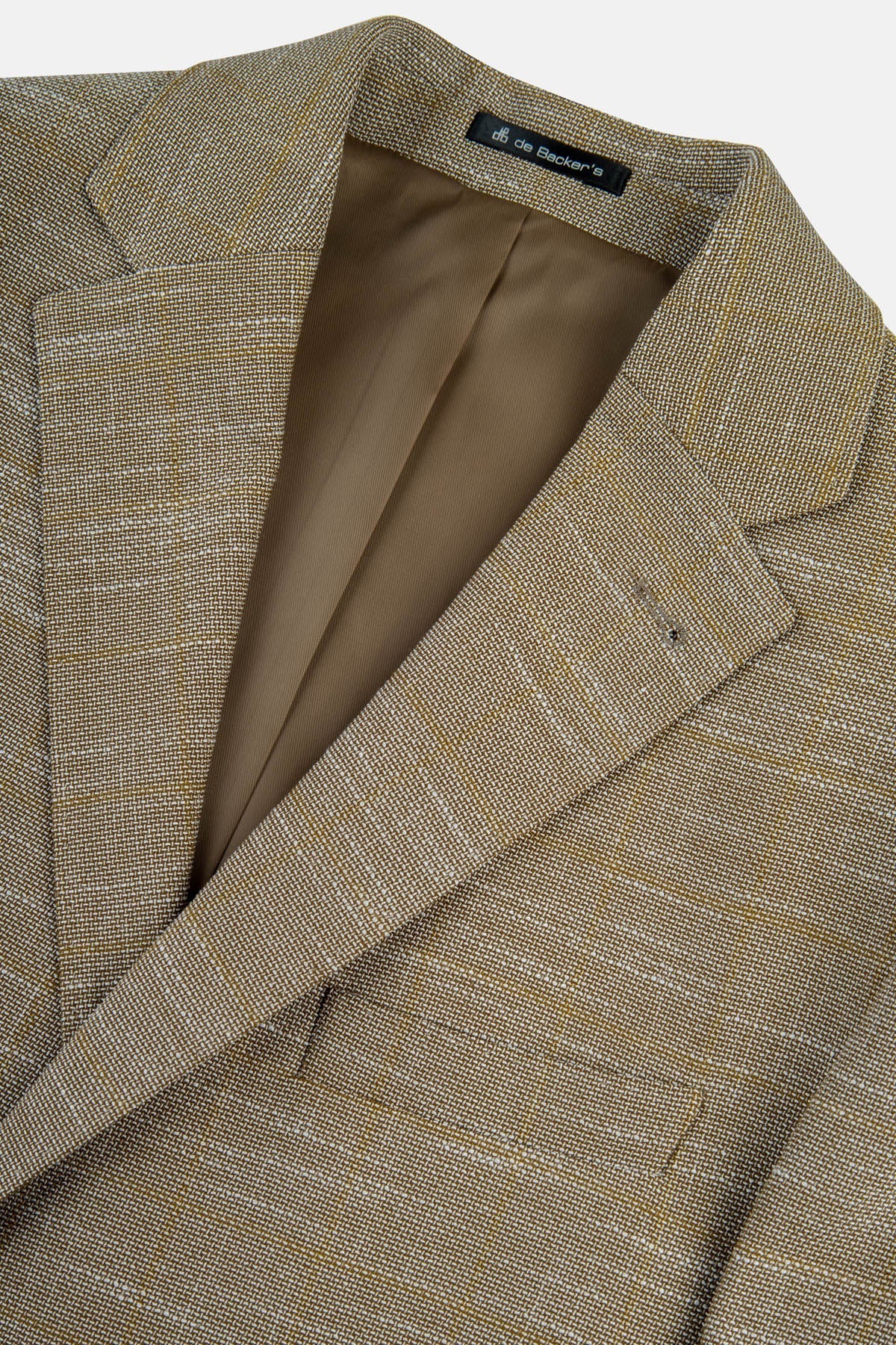 Jacquard Light Olive Blazer - 3