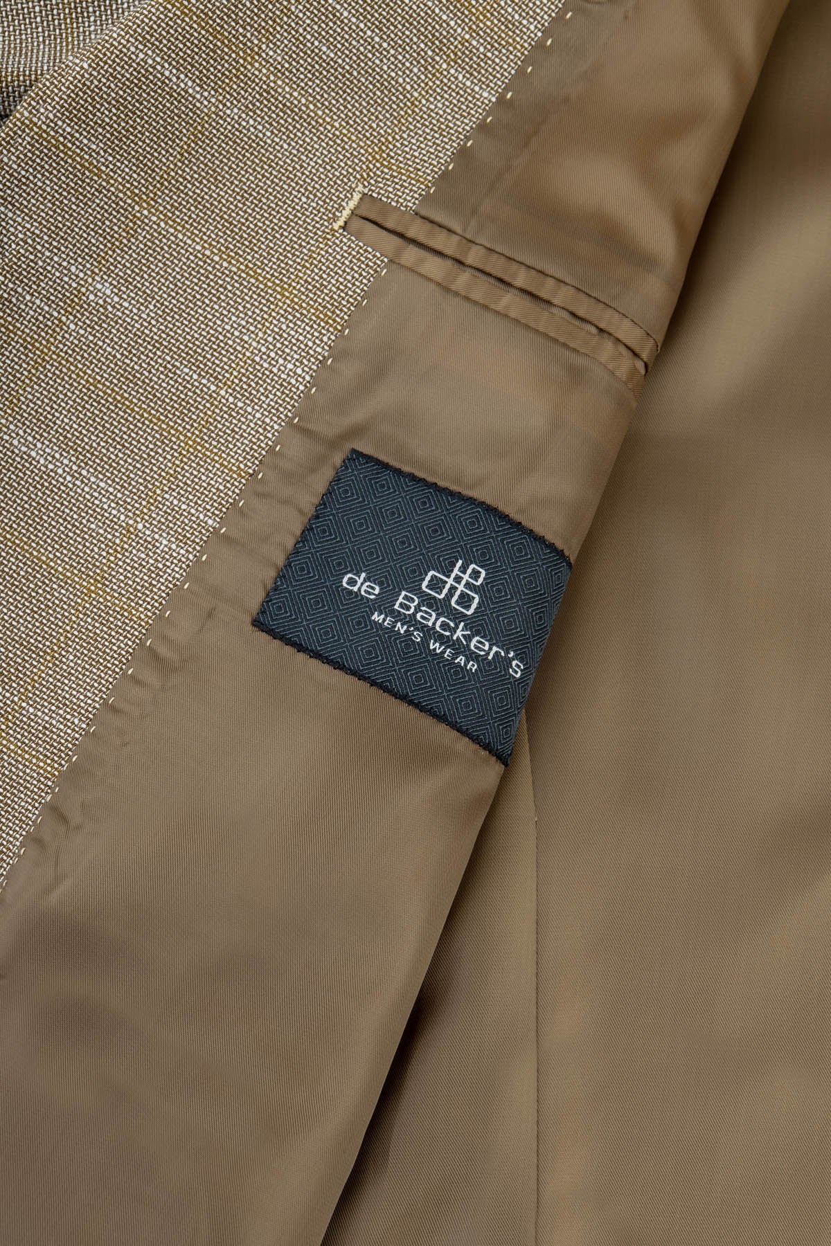 Jacquard Light Olive Blazer - 5