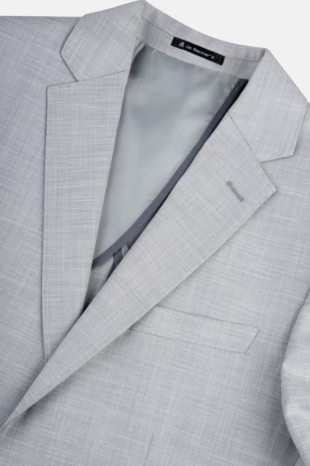 Linen-look French Gray Blazer - 2
