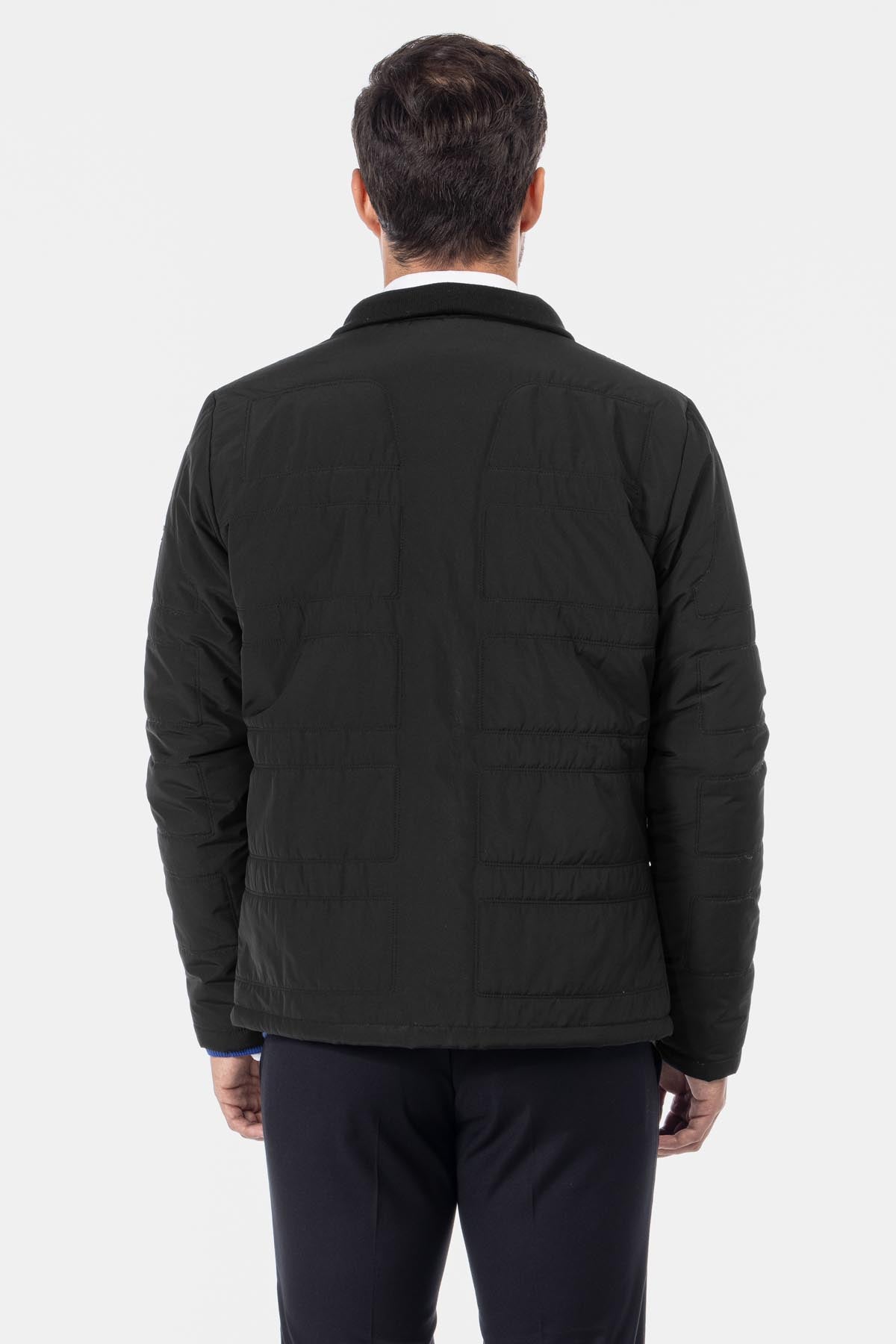 Waterproof Black Sweater Jacket - 4