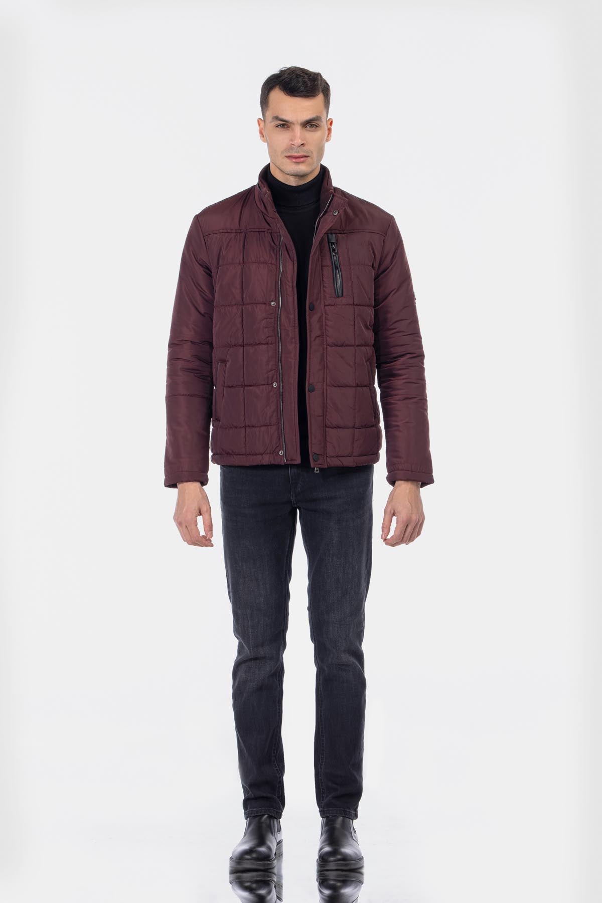 Waterproof Dark Red Sweater - 1