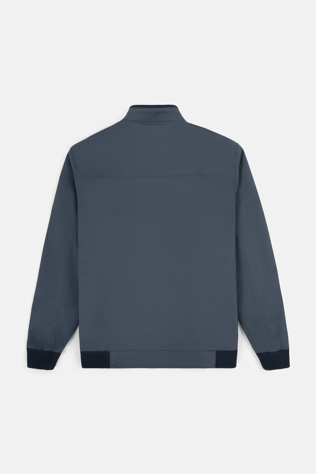 Bomber Outer Space Blue Gabardine Jacket