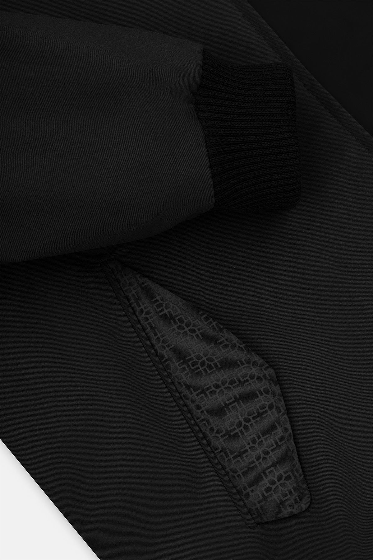 Bomber Black Jacket - 3