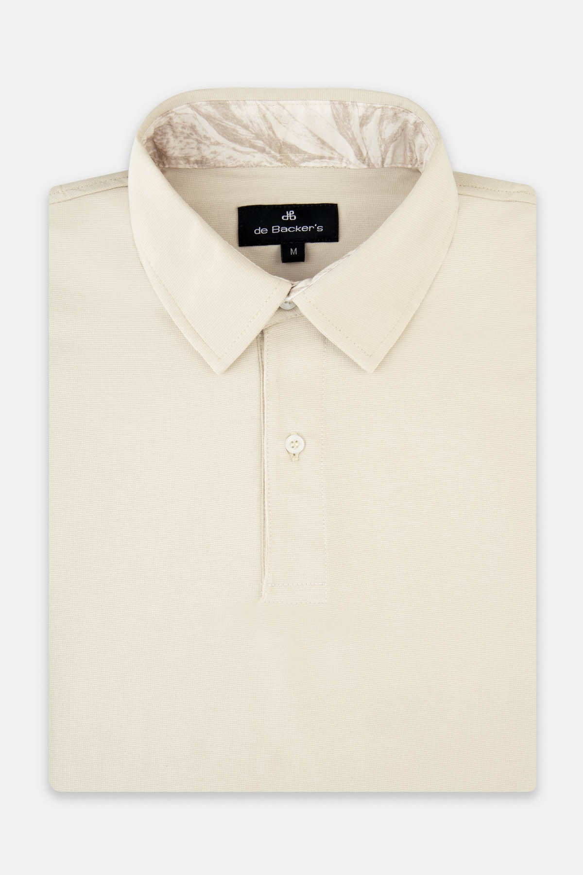Solid Pique Light-Beige Polo - 1