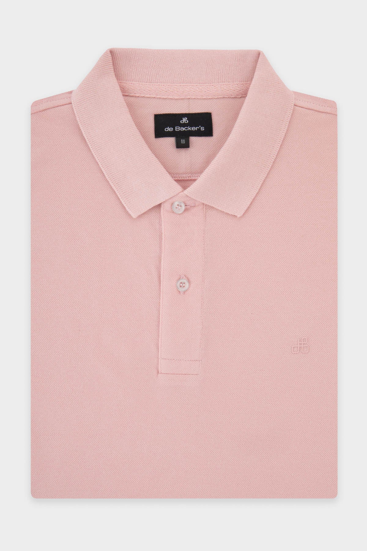 Solid Pique Tea Rose Polo - 1