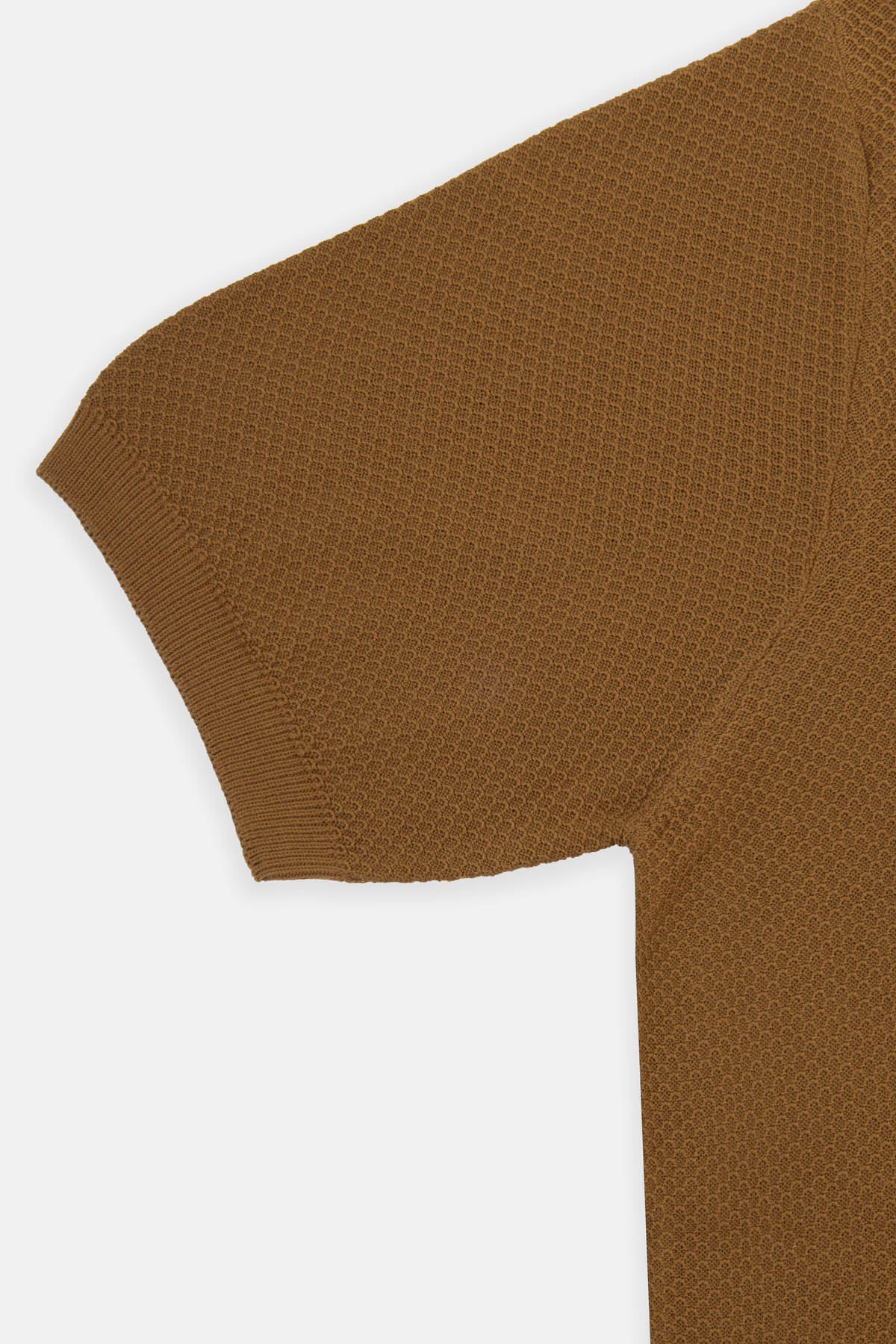 Jacquard Knitted Russet Hazel Polo - 3