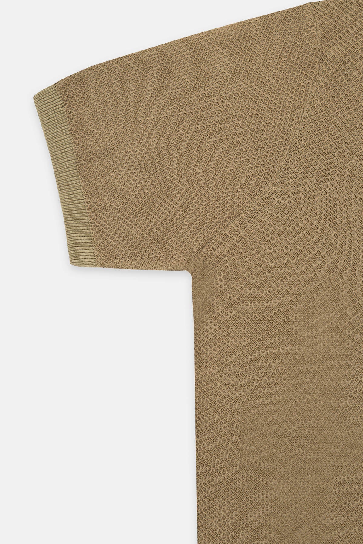 Jacquard Knitted Chamoisee Polo - 3