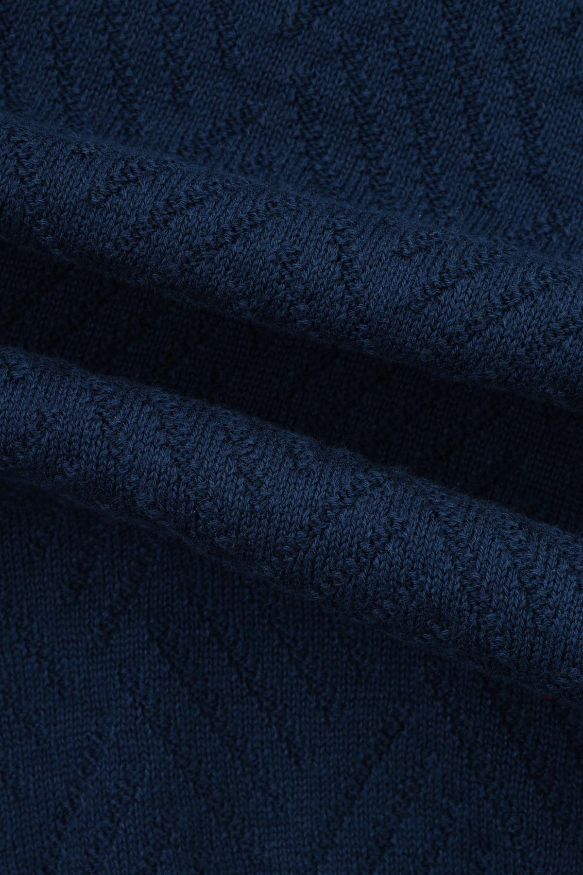 Jacquard Navy Knitted Jacket - 3