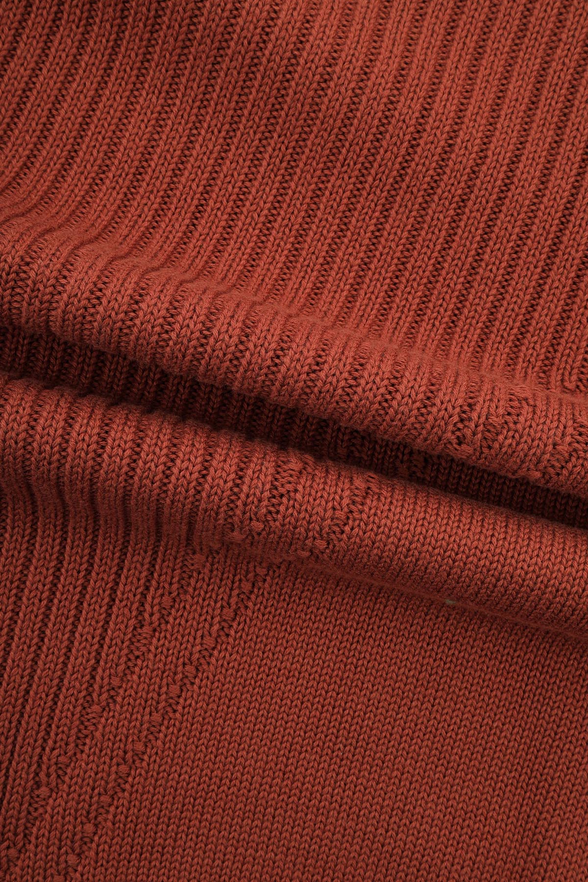 Jacquard Knitted High-neck Brick Pullover - 4
