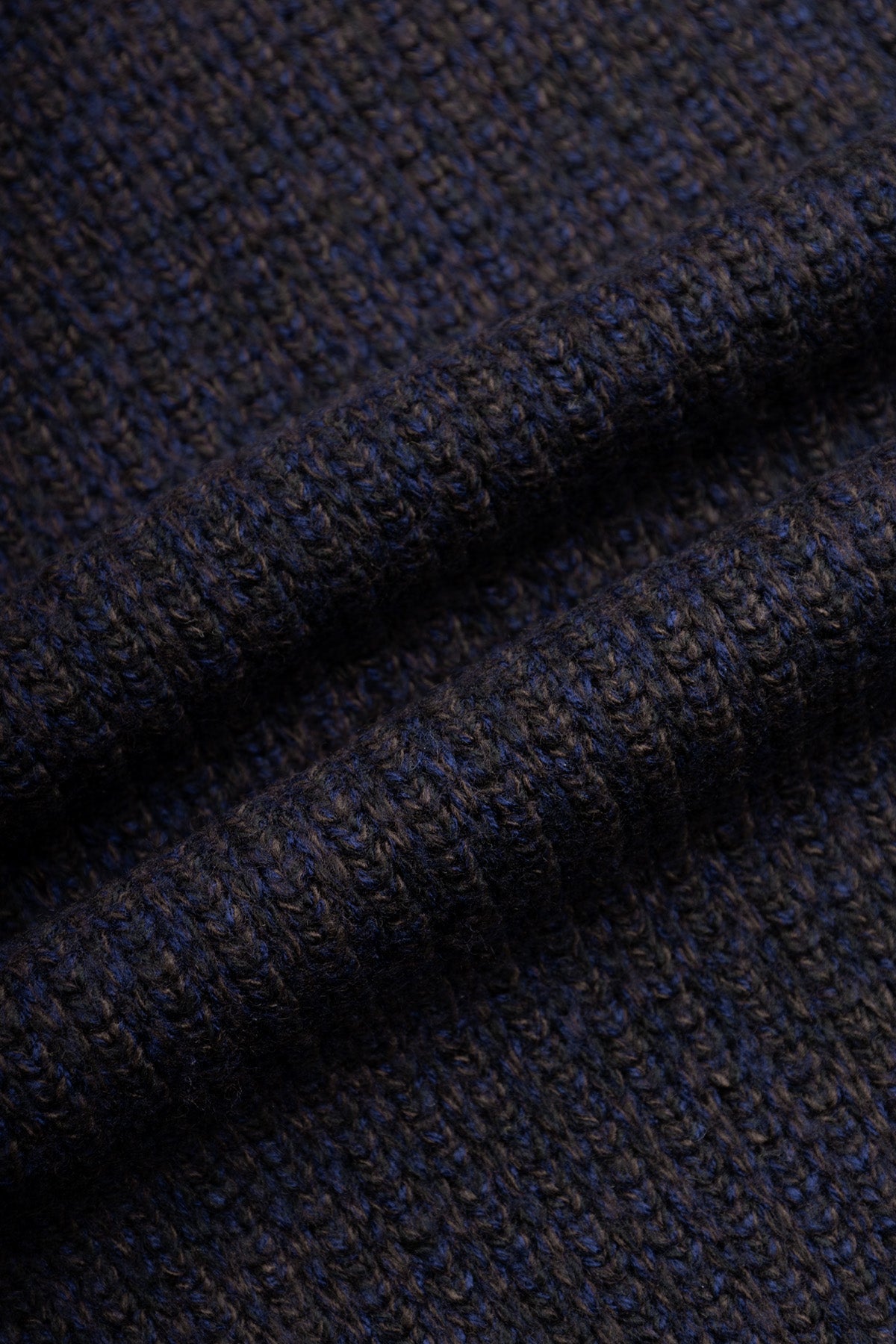 Knitted Dark Navy Crew Neck Pullover