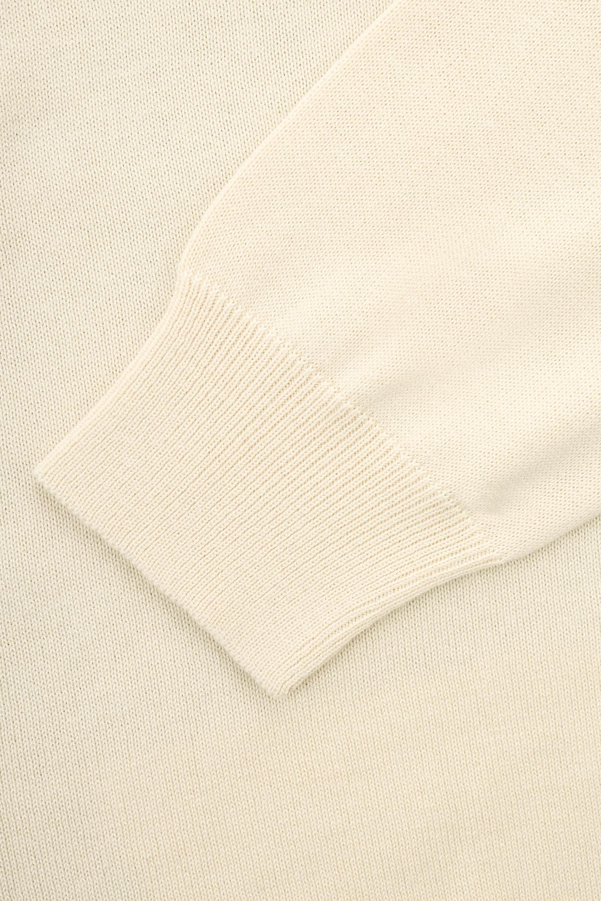 Jacquard Knitted High-neck Gray & Off White Pullover - 3