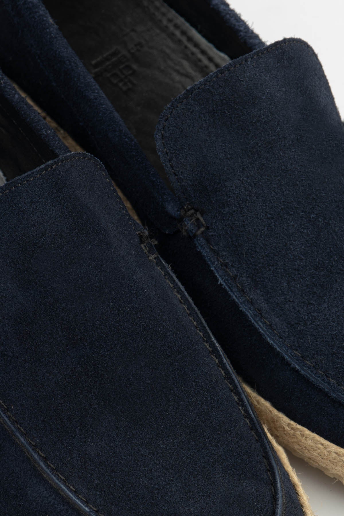 Moccasin Dark Navy Chamois Shoes - 3