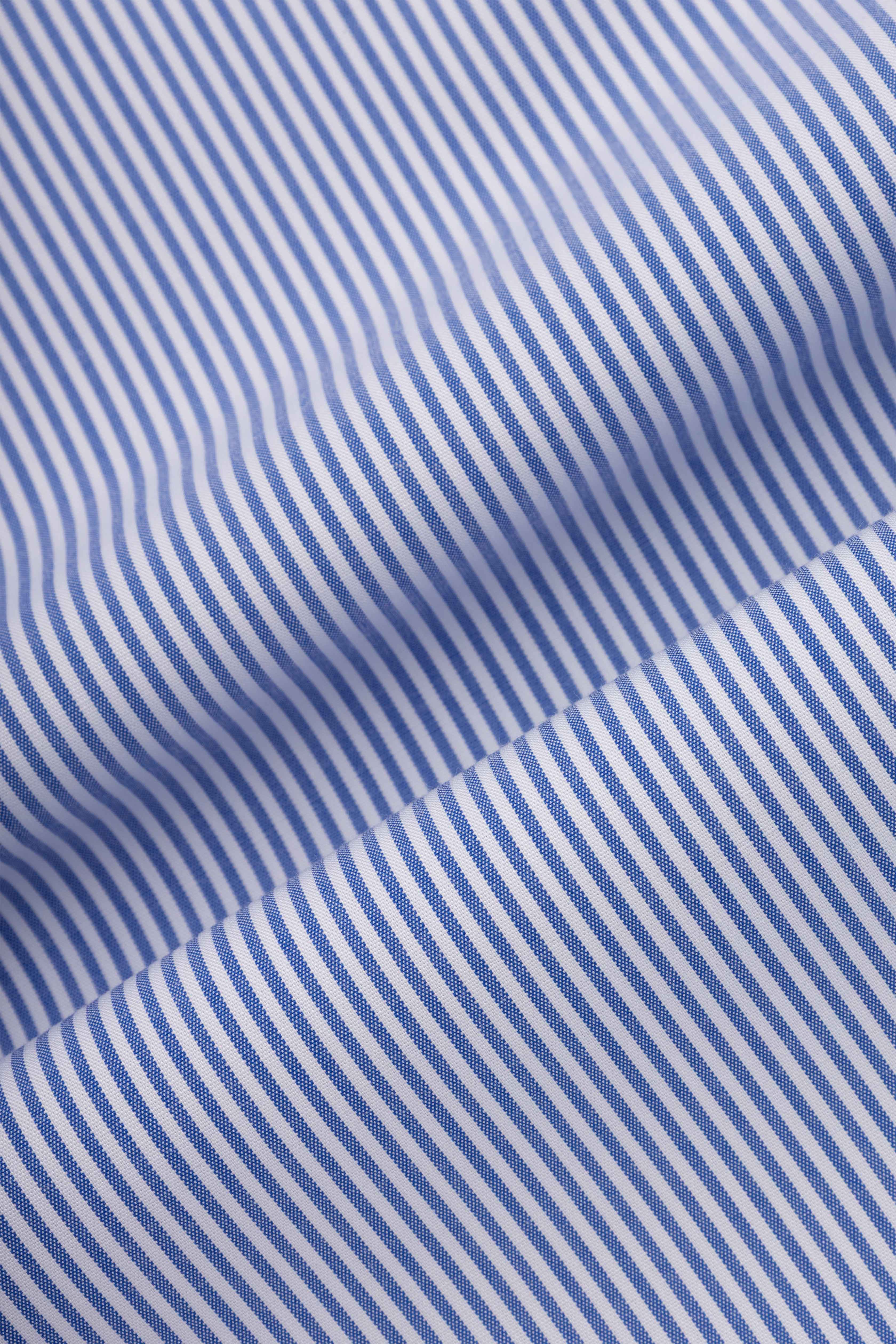 Blue Striped Bamboo Classic Shirt - De Backers - 3