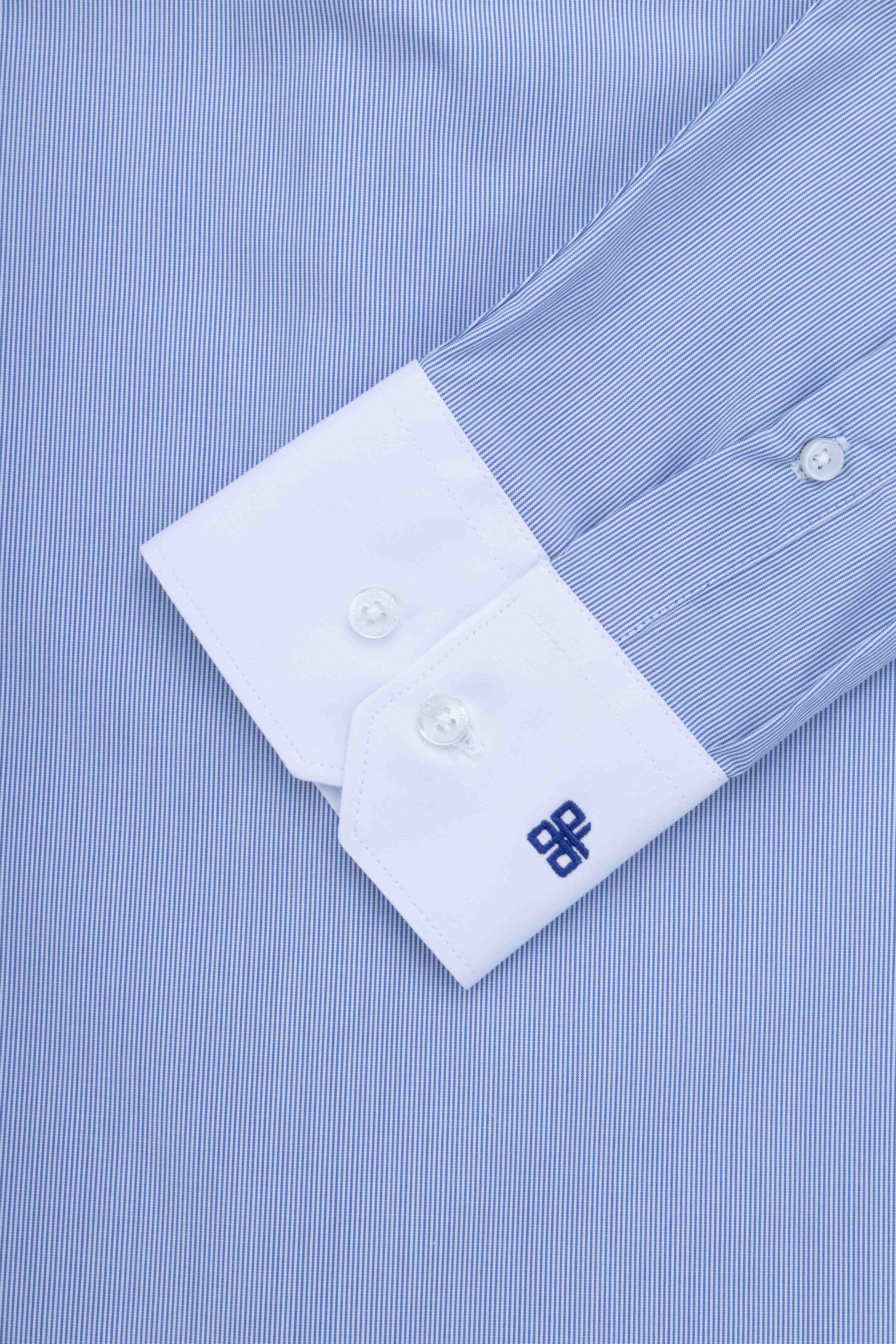Blue Striped Bamboo Classic Shirt