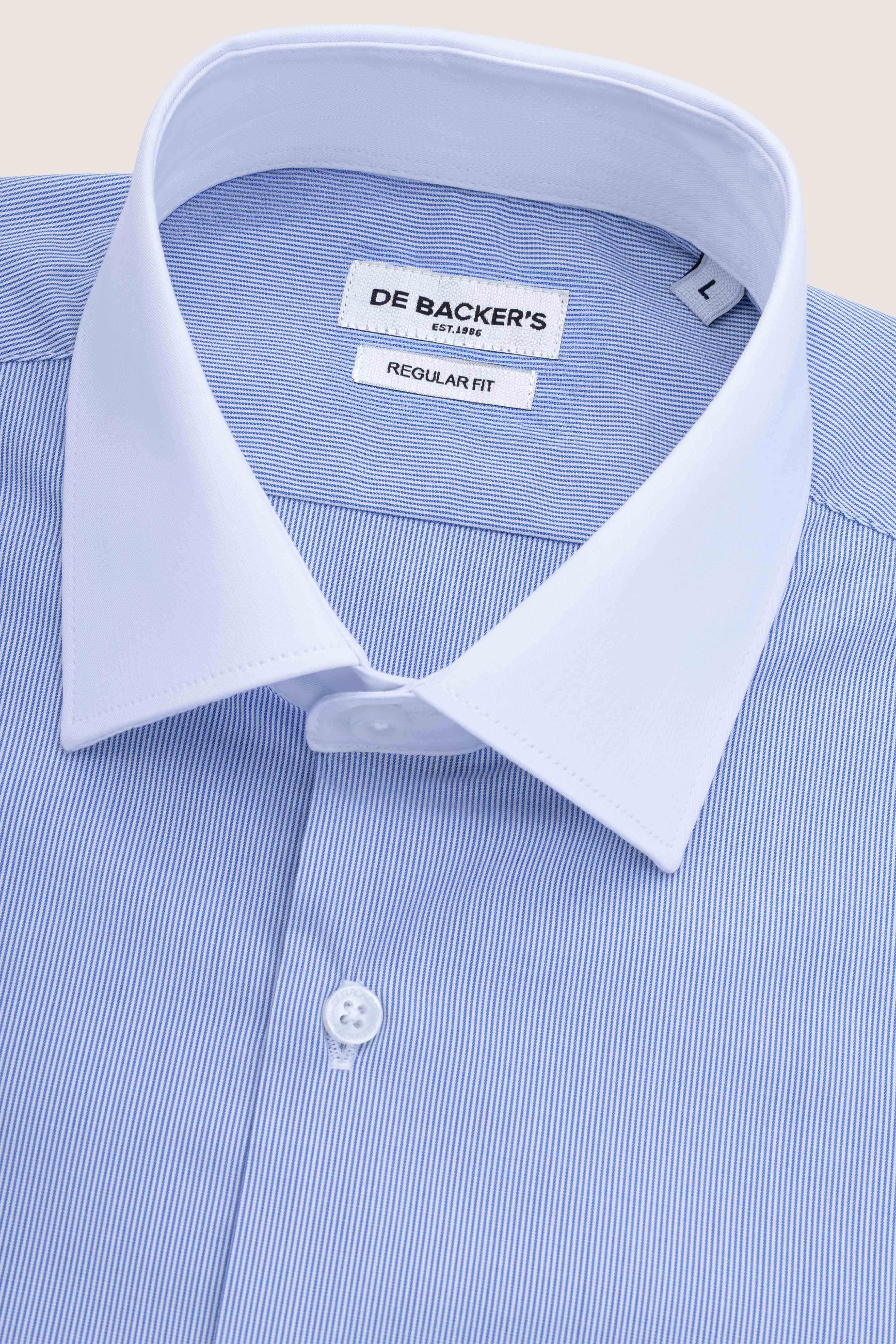 Blue Striped Bamboo Classic Shirt