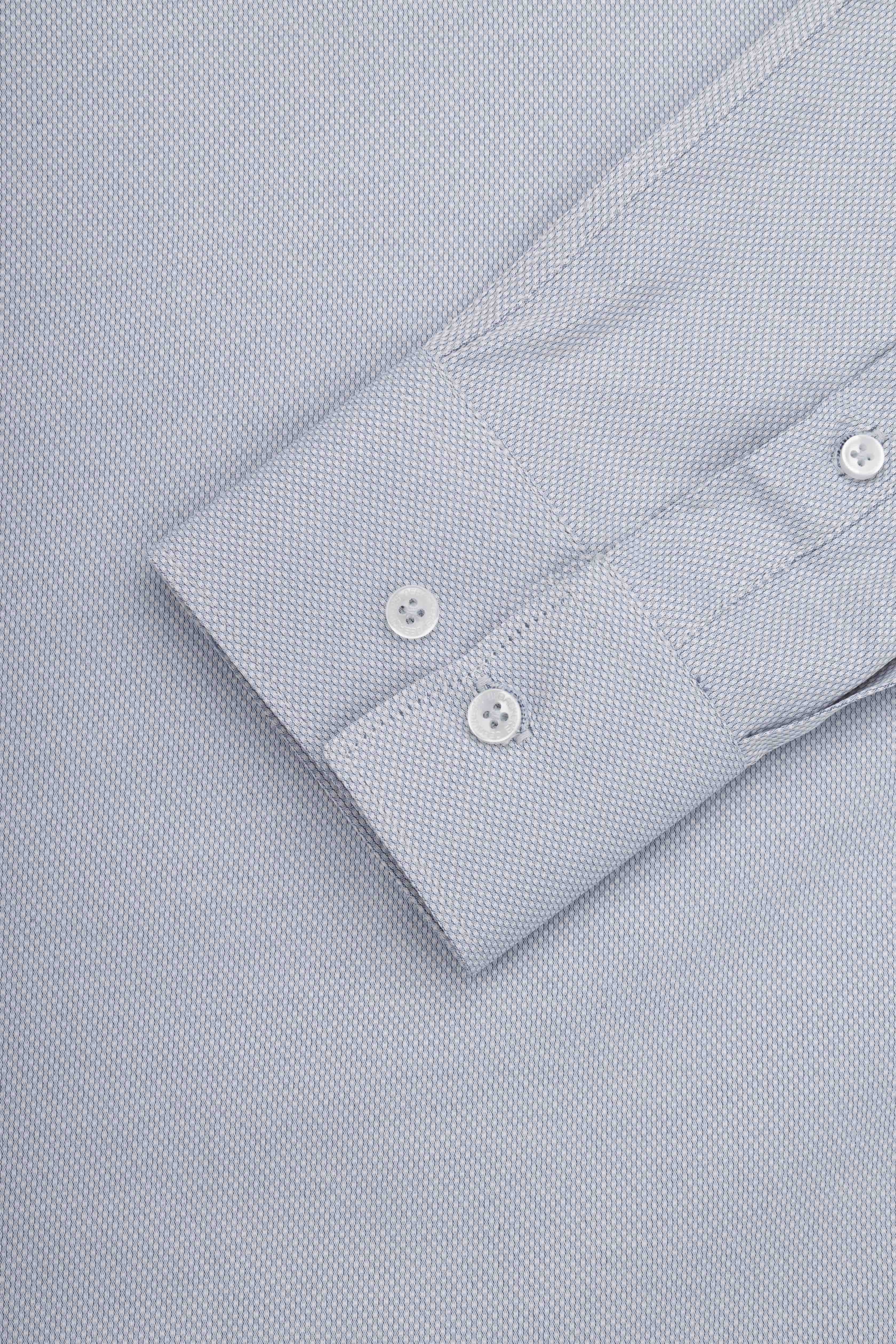 Gray Patterned Classic Shirt
