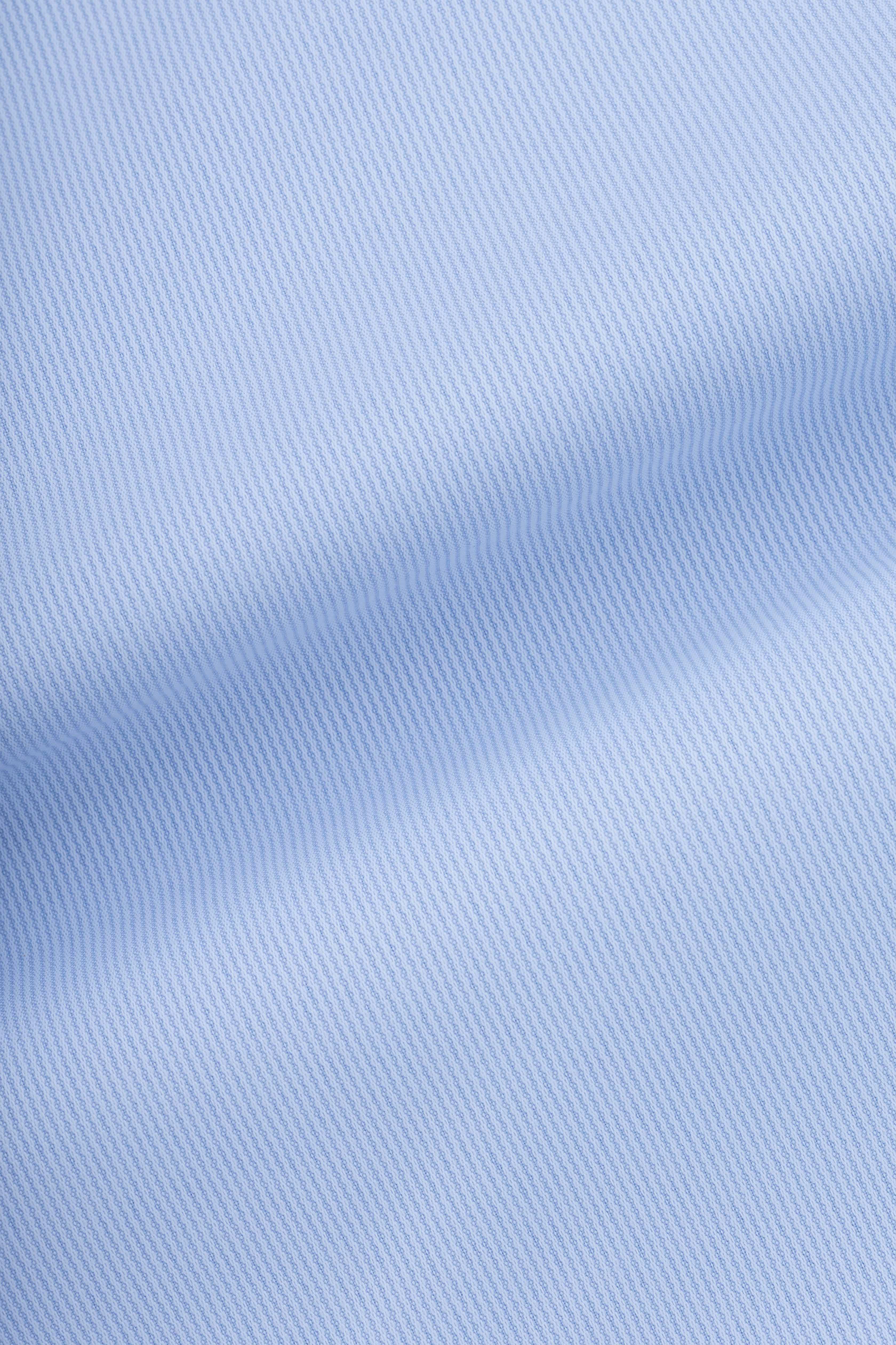 Light Blue Patterned Bamboo Slim Classic Shirt