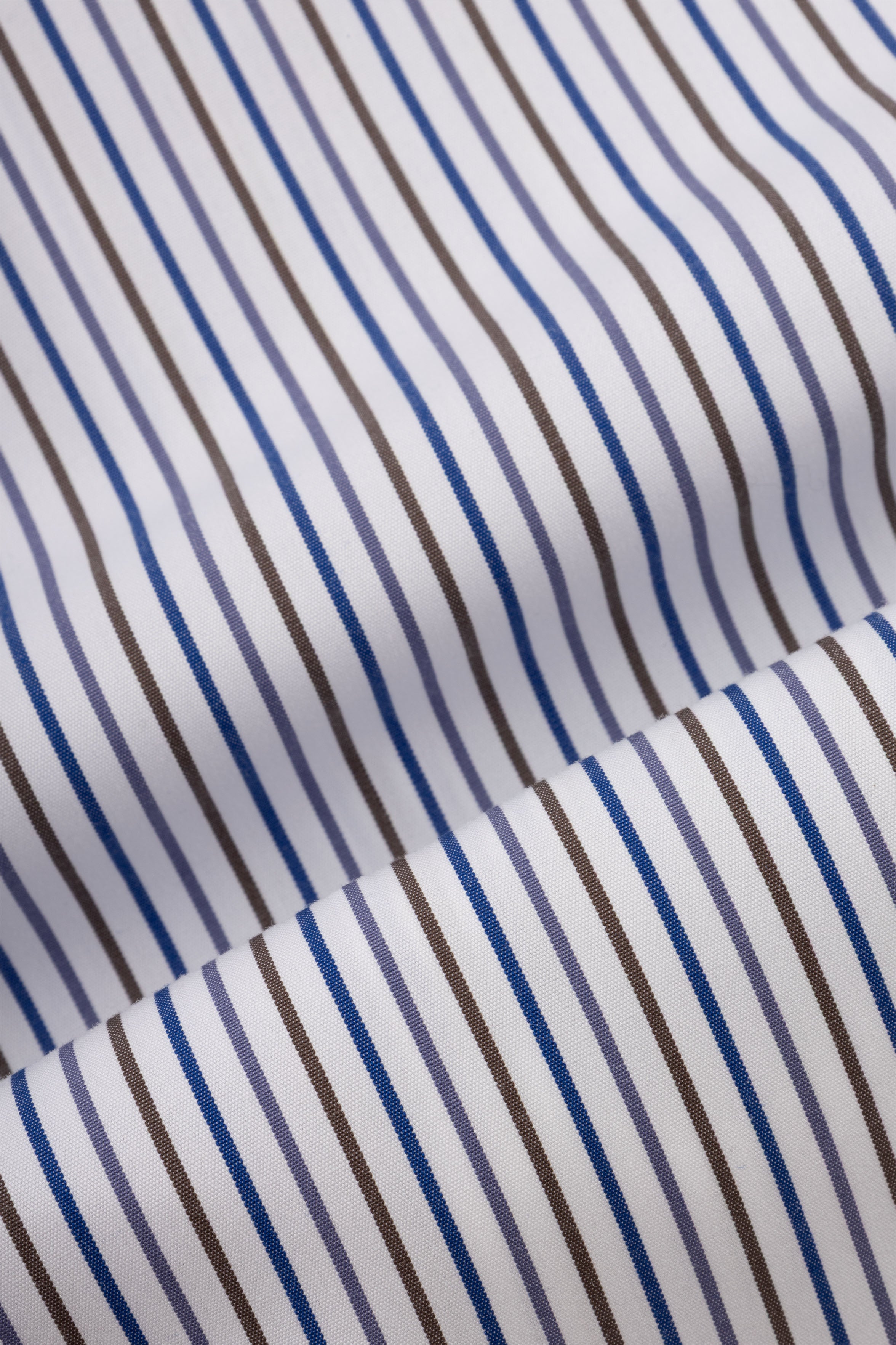Navy Striped Smart Casual Shirt