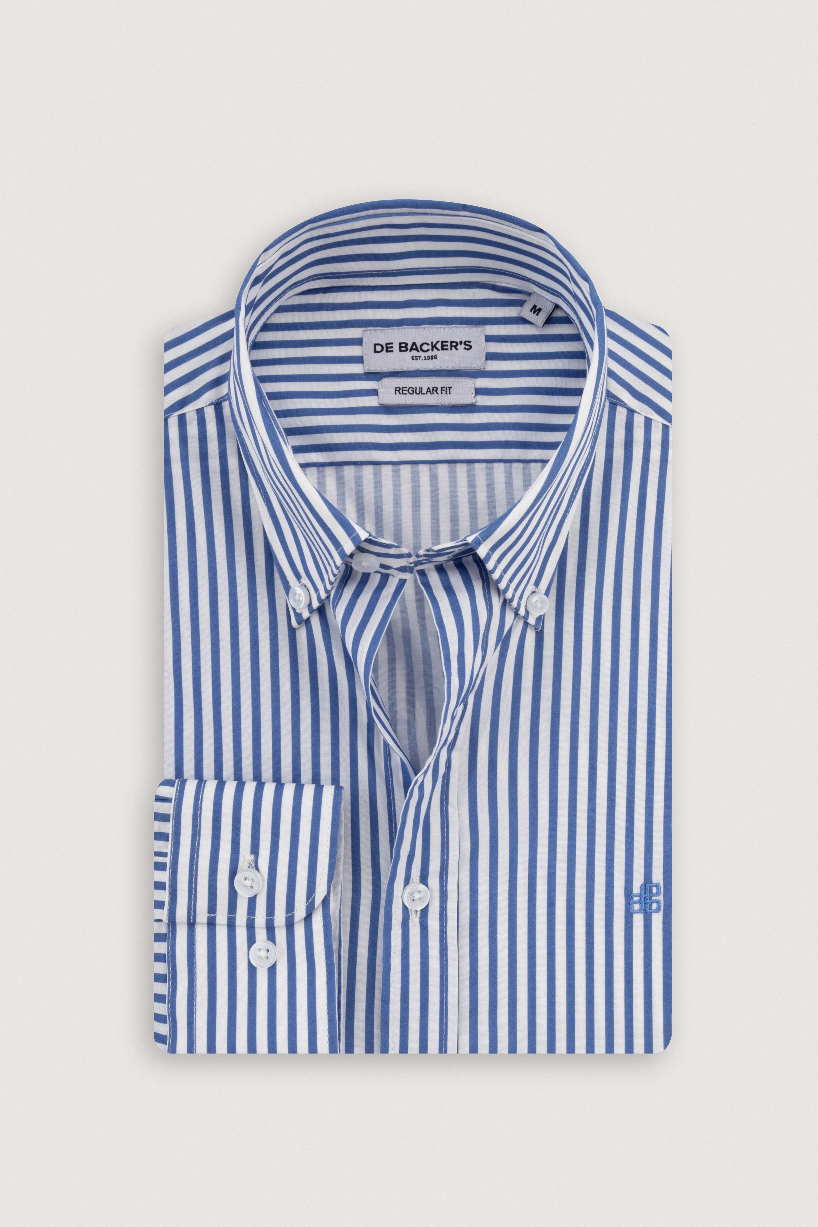 Blue Striped Casual Shirt