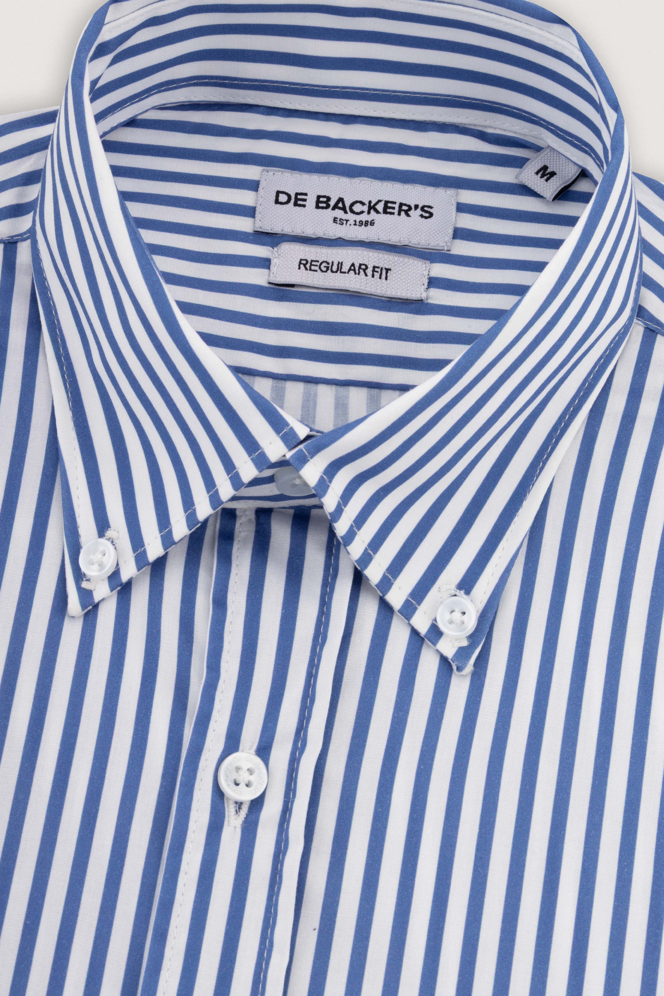 Blue Striped Casual Shirt