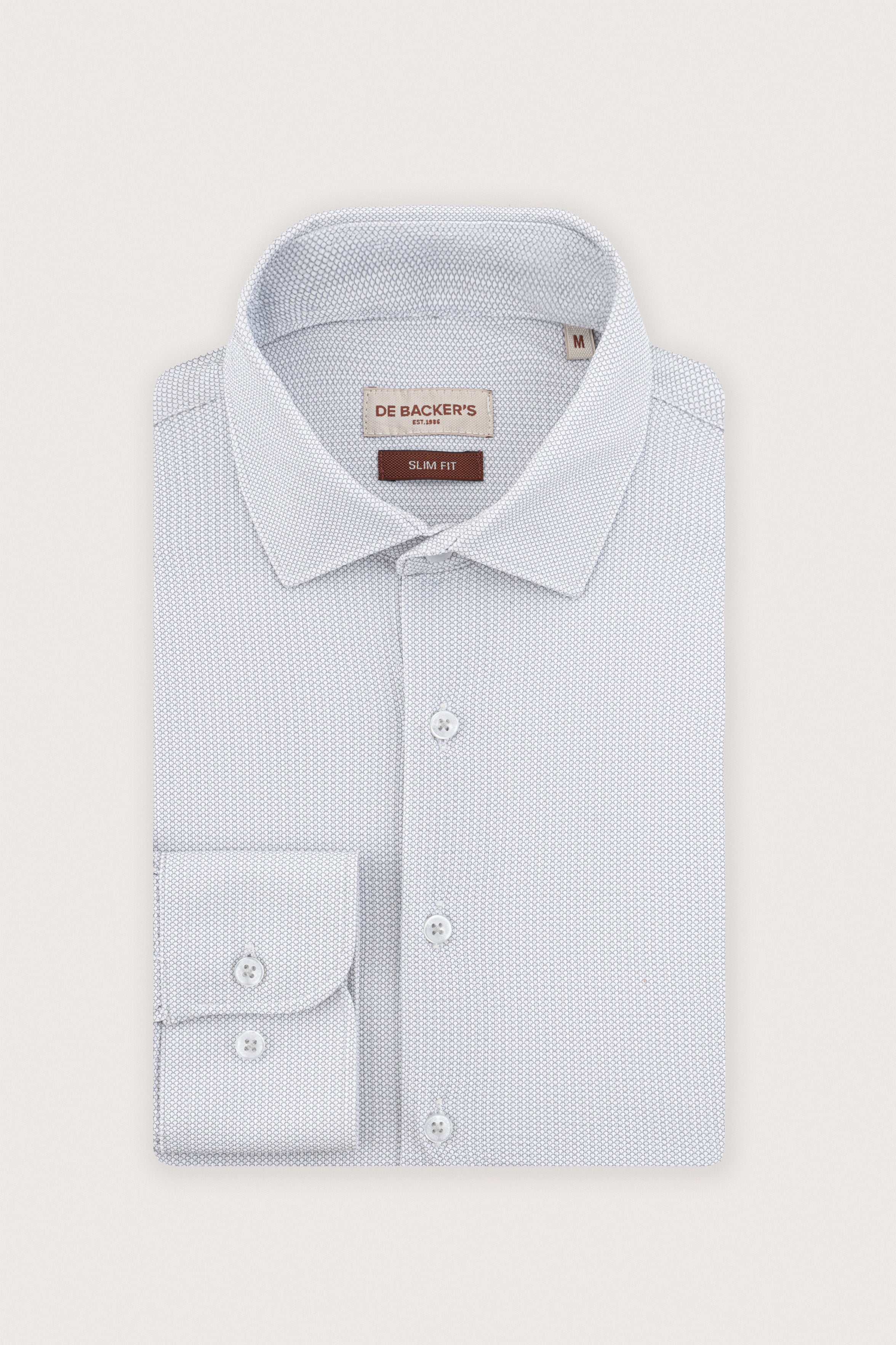 Gray Patterned Casual Shirt