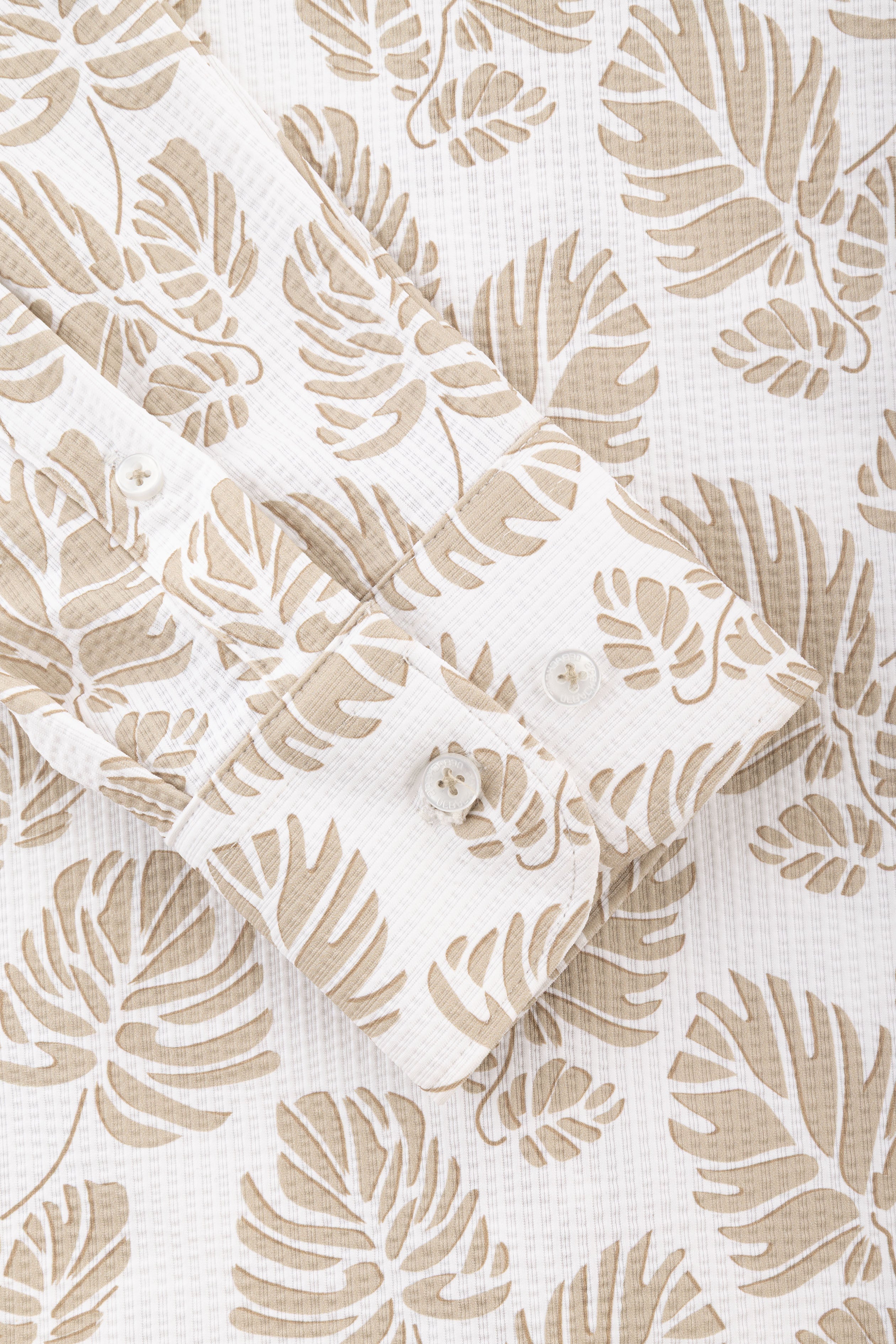 Beige Printed Casual Shirt