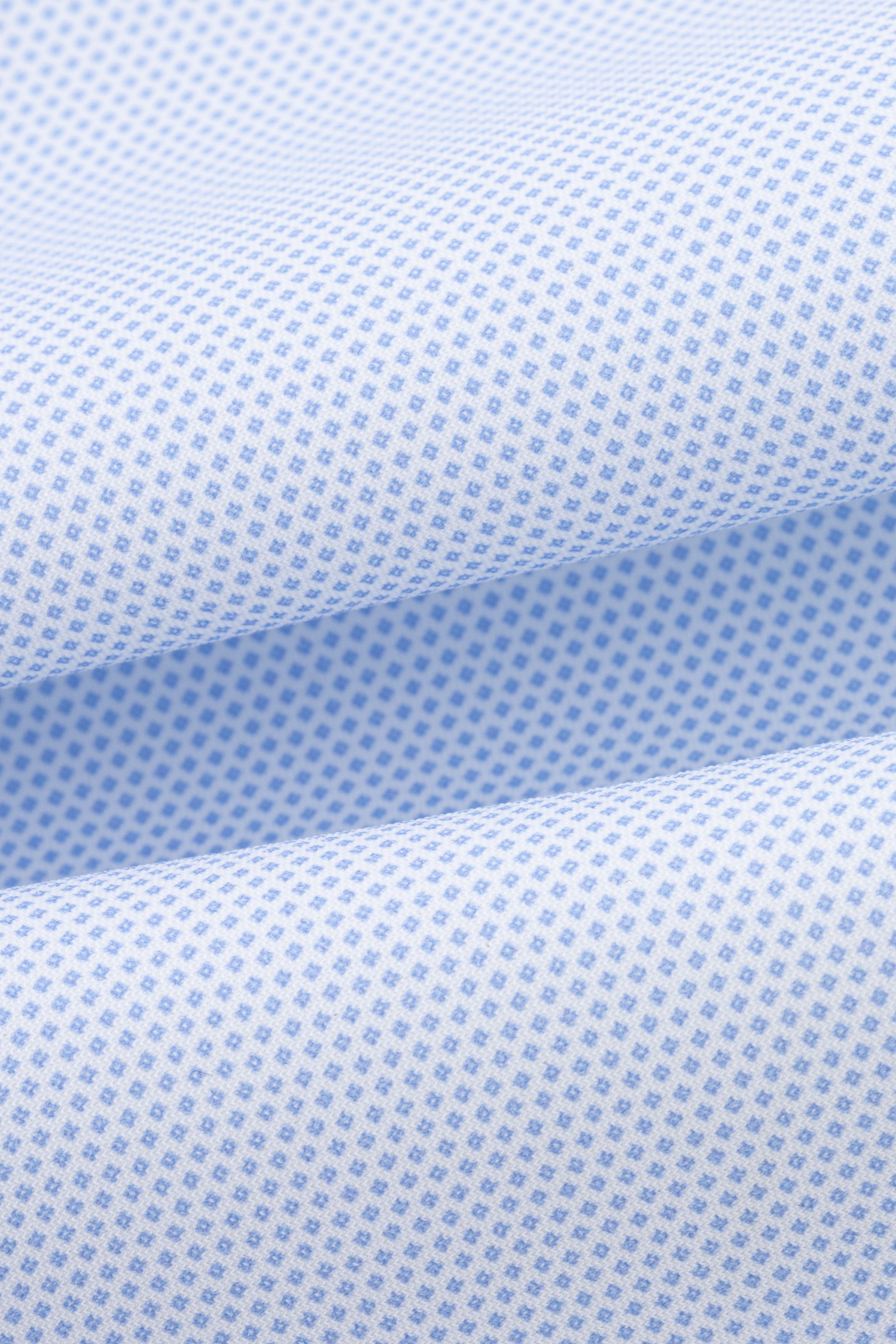 Light Blue Patterned Casual Shirt