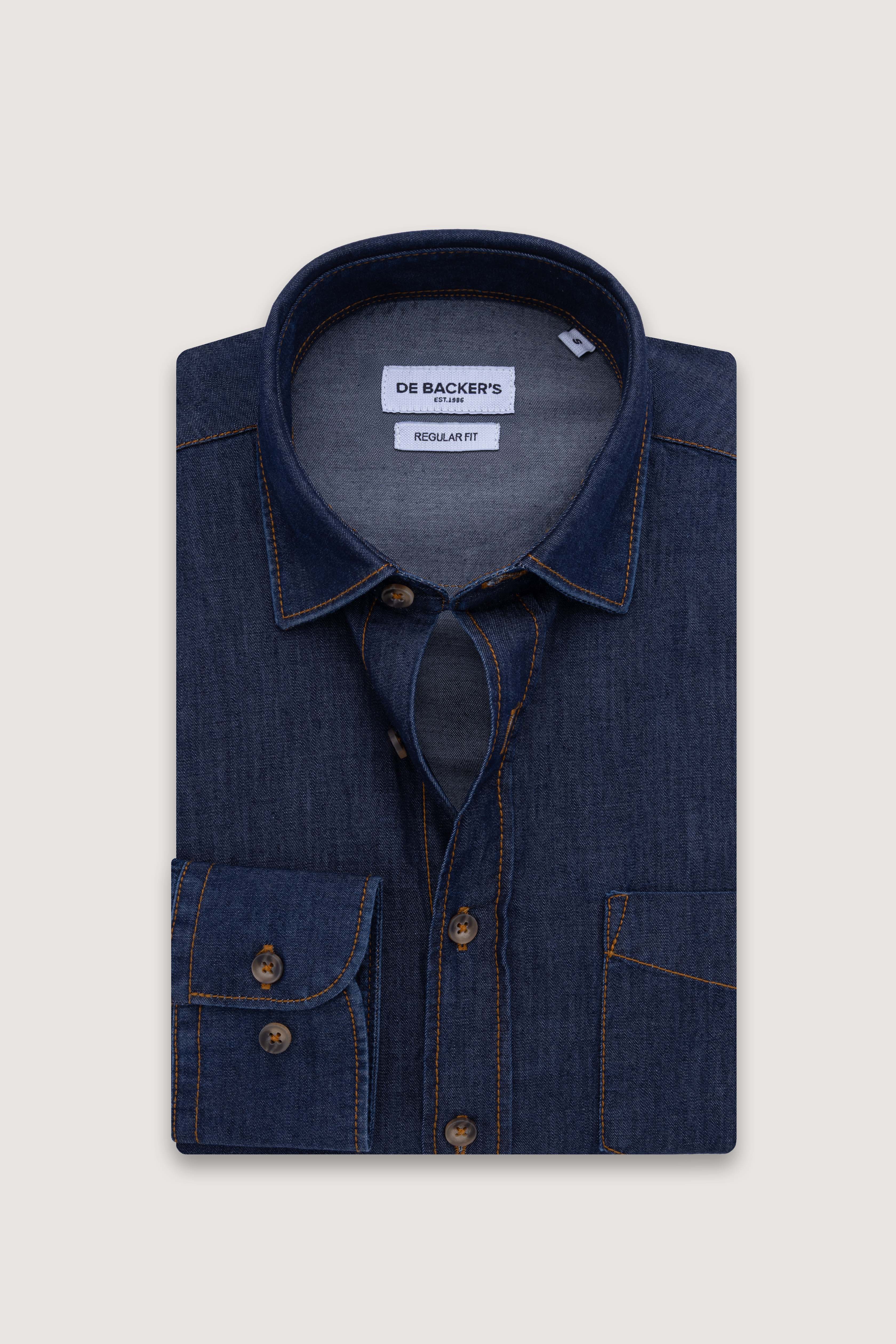 Dark Navy Jeans Casual shirt
