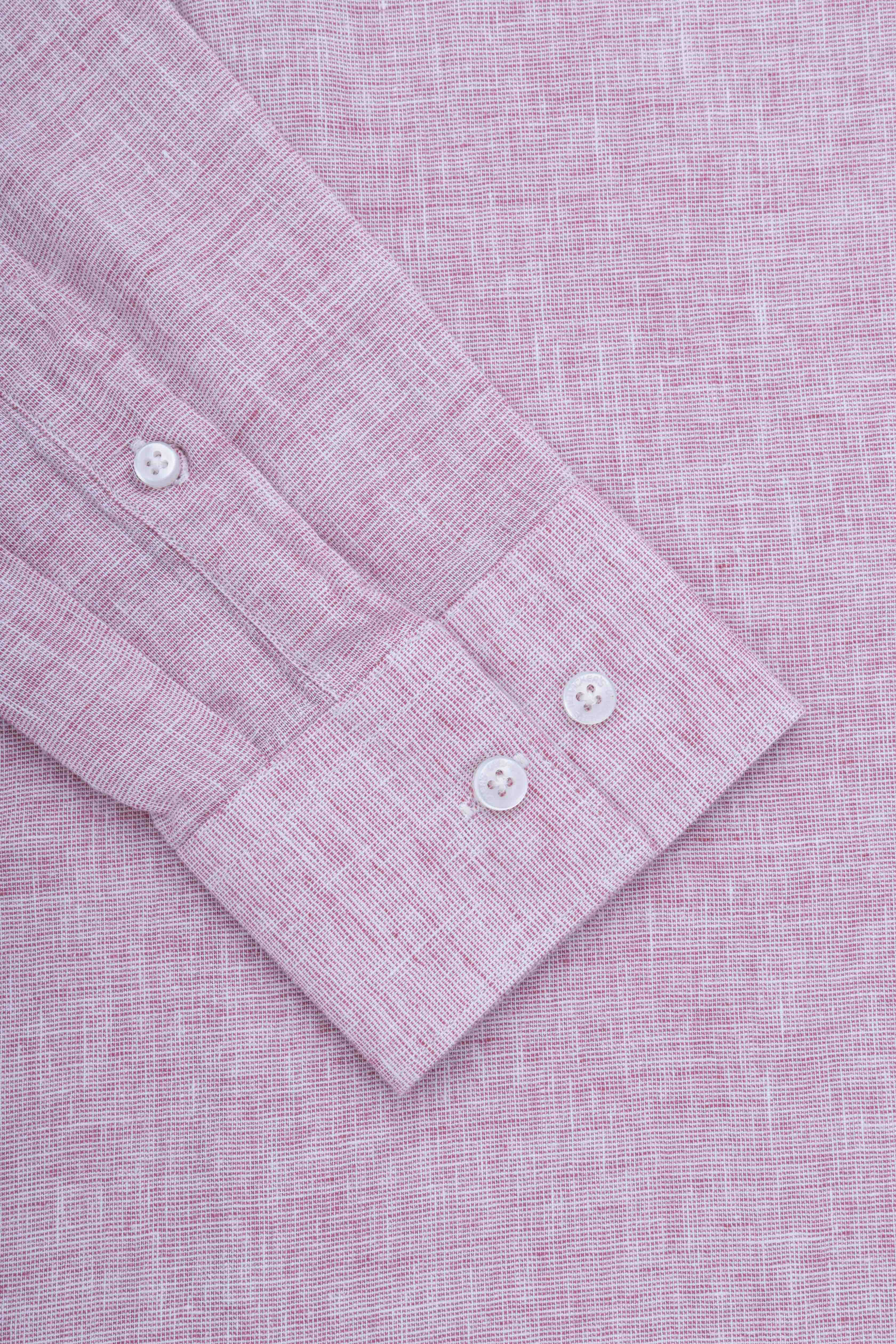 Rose Linen Blend Casual Shirt