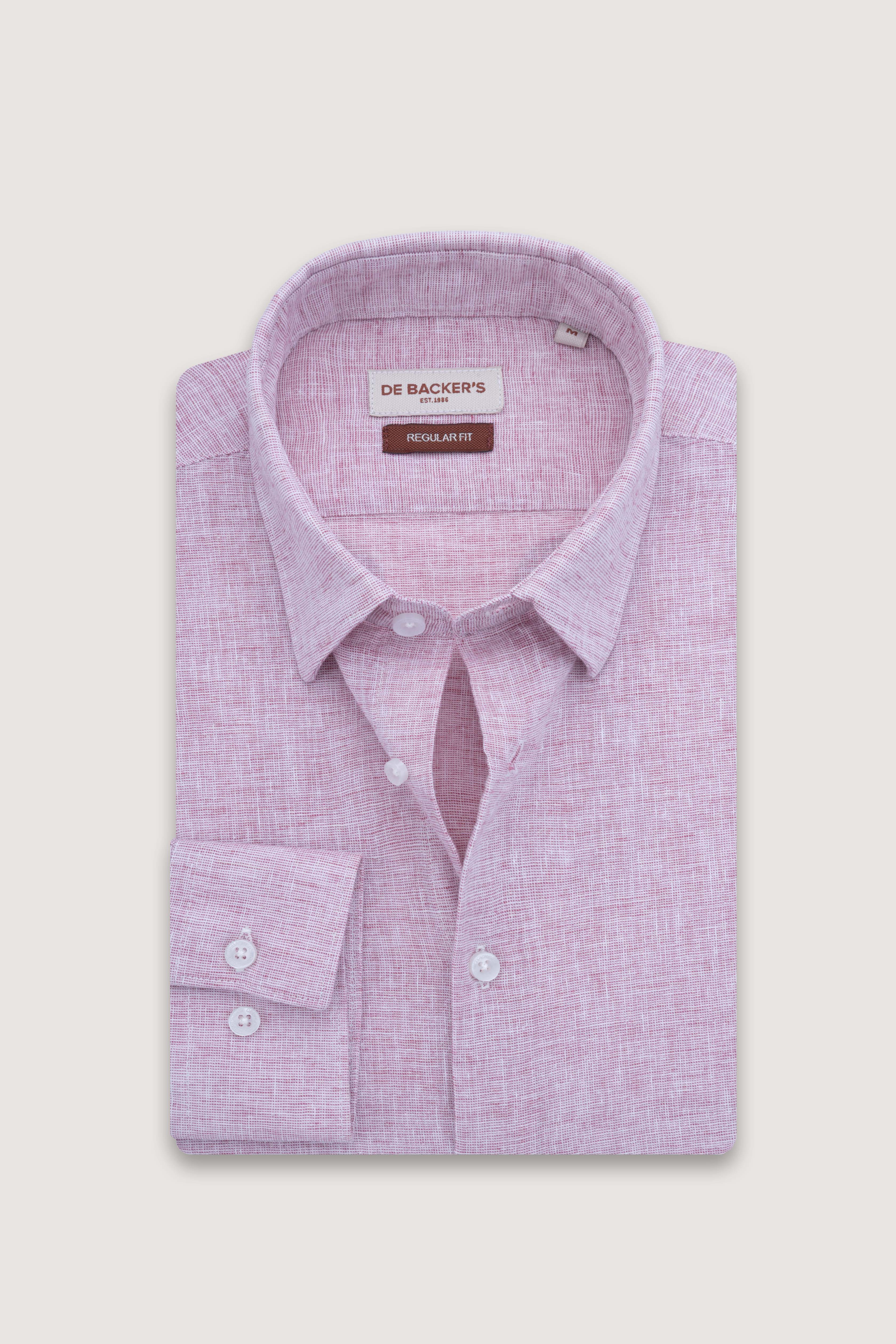 Rose Linen Blend Casual Shirt
