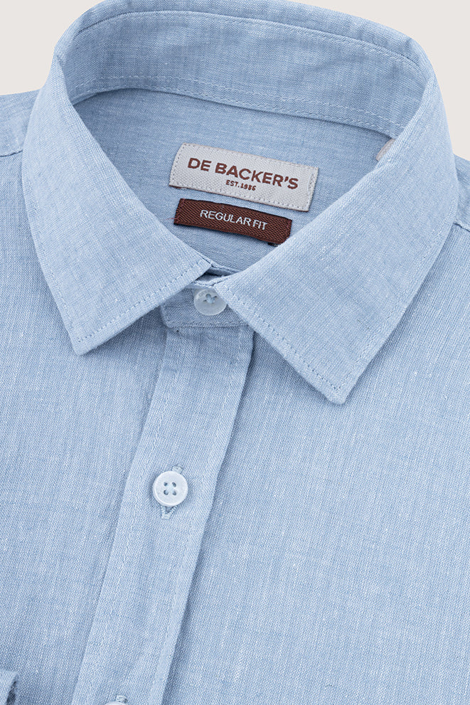 Sky Blue Casual Shirt - De Backers - 1