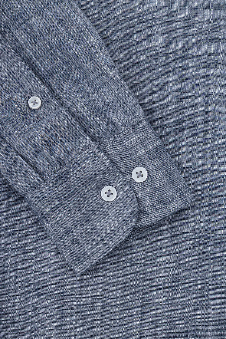 Dark Petrol Blue Casual Shirt - De Backers - 4