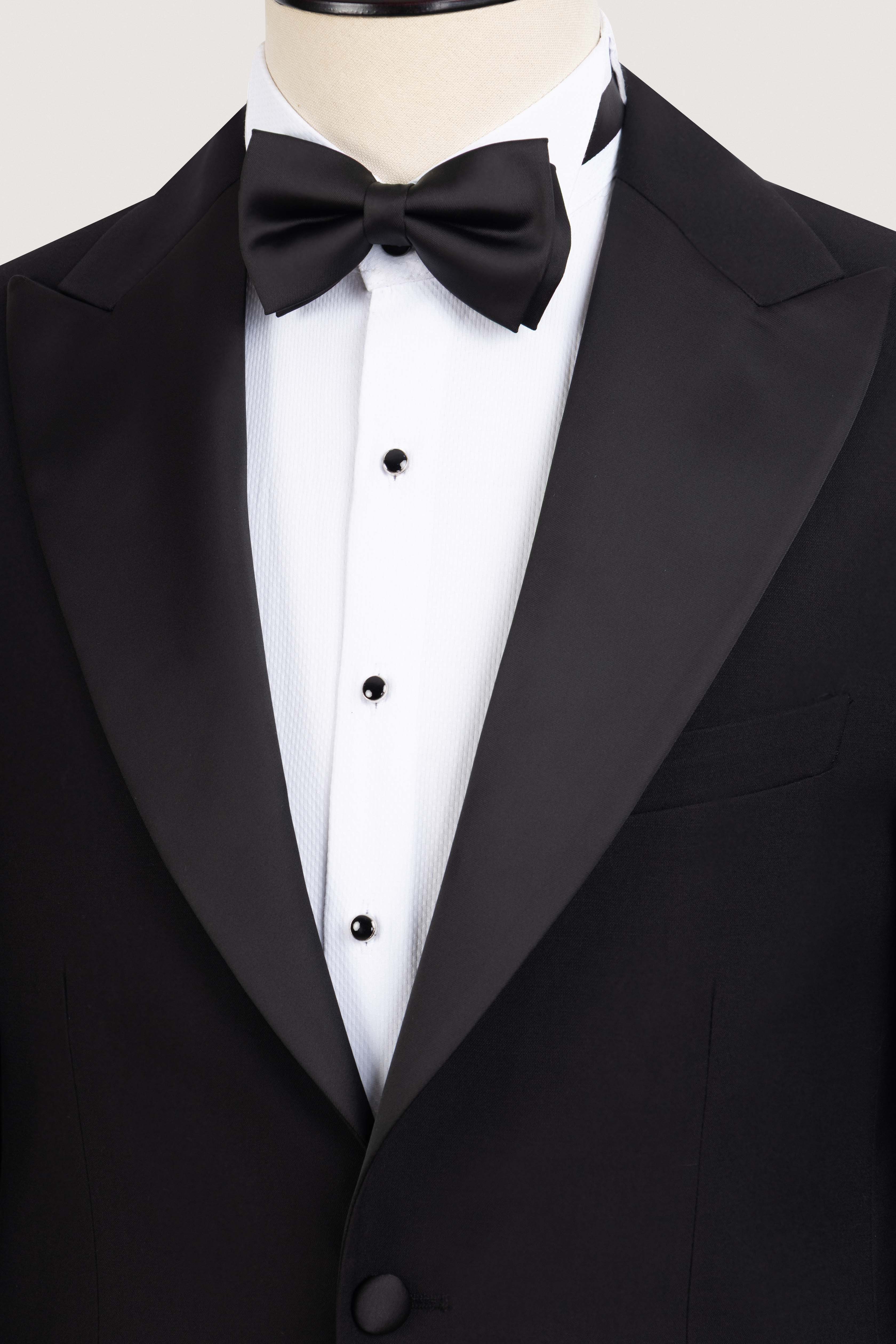 Black Solid Tuxedo