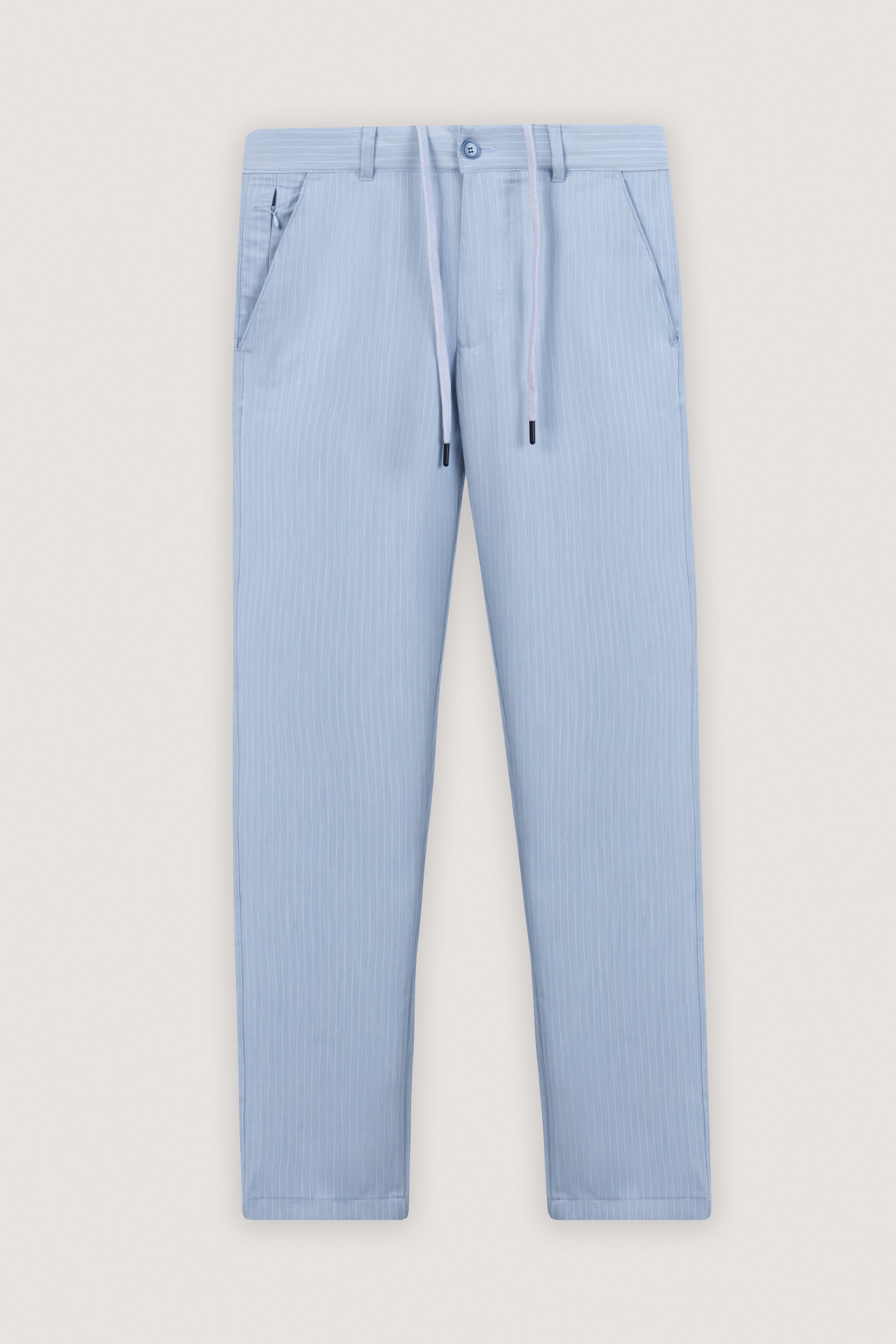 Light Gray Casual Pants - De Backers - 1
