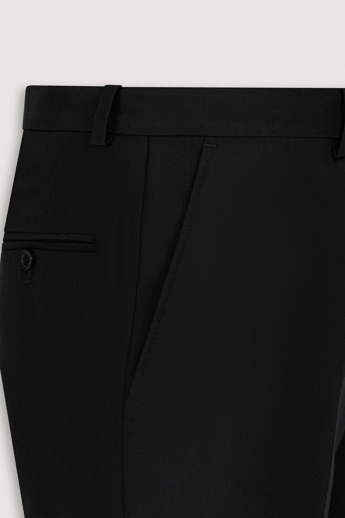 Black Classic Trousers