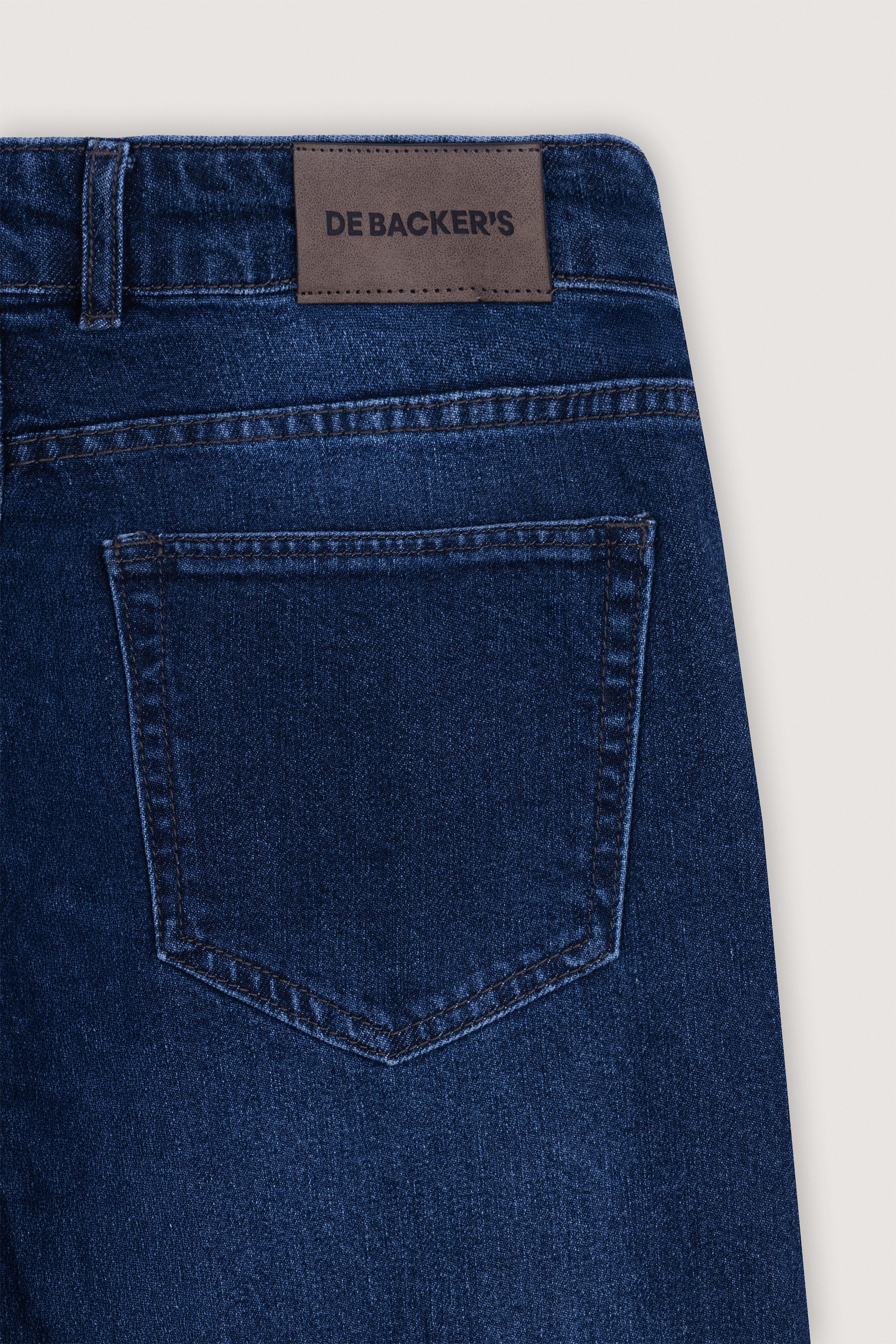 Dark Indigo washed Jeans Pants - De Backers - 4