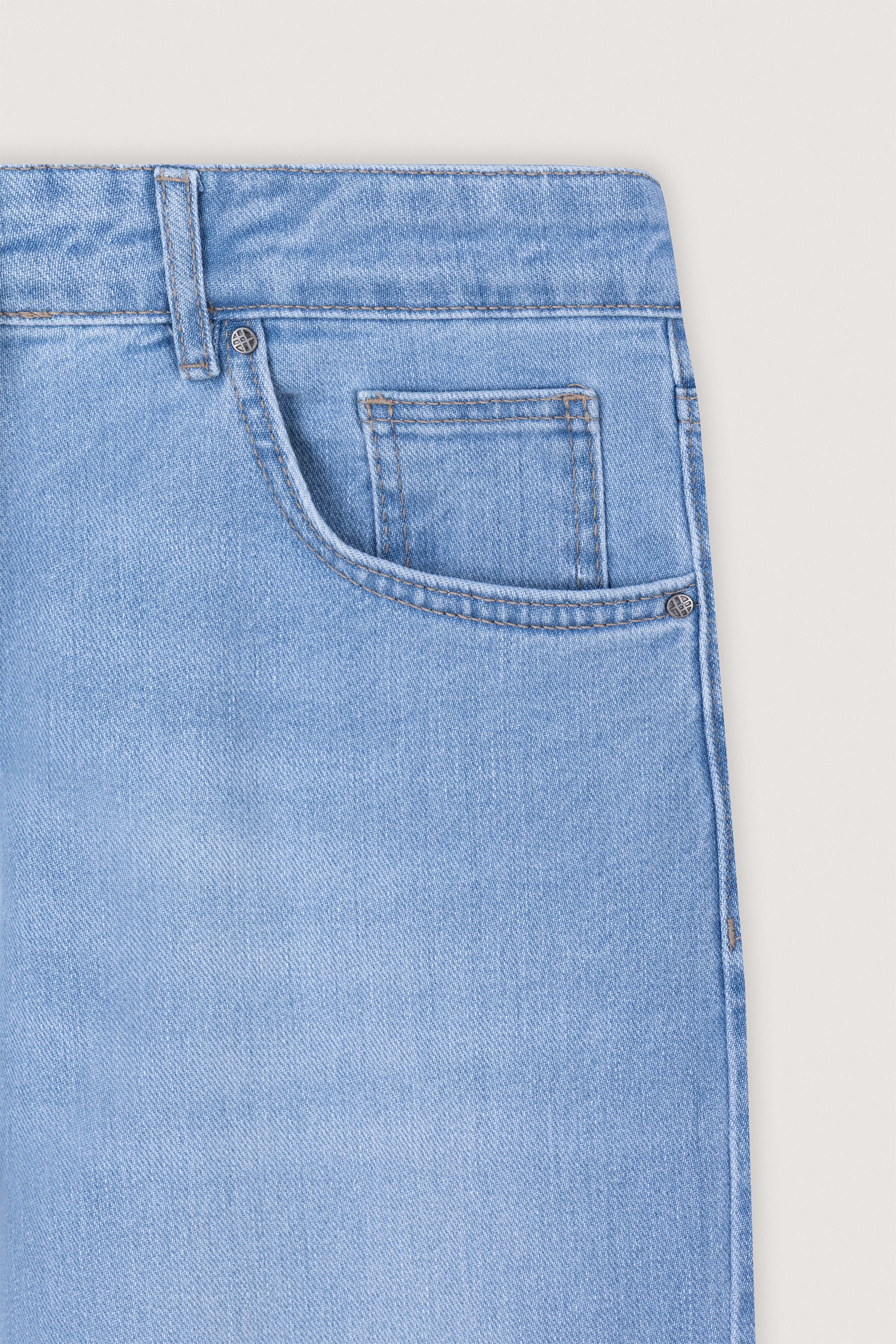 Light Blue washed Jeans Pants - De Backers - 3