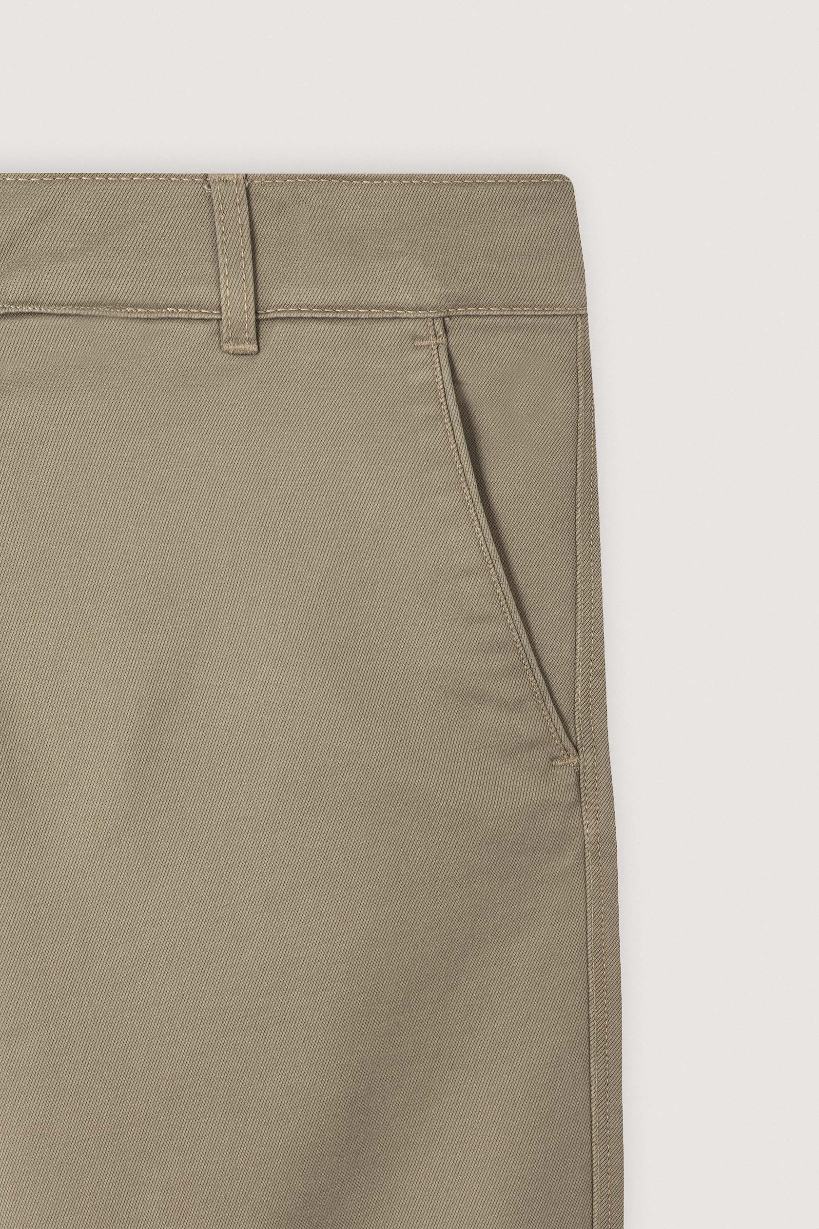 dark Beige Chino Gabardine Pant