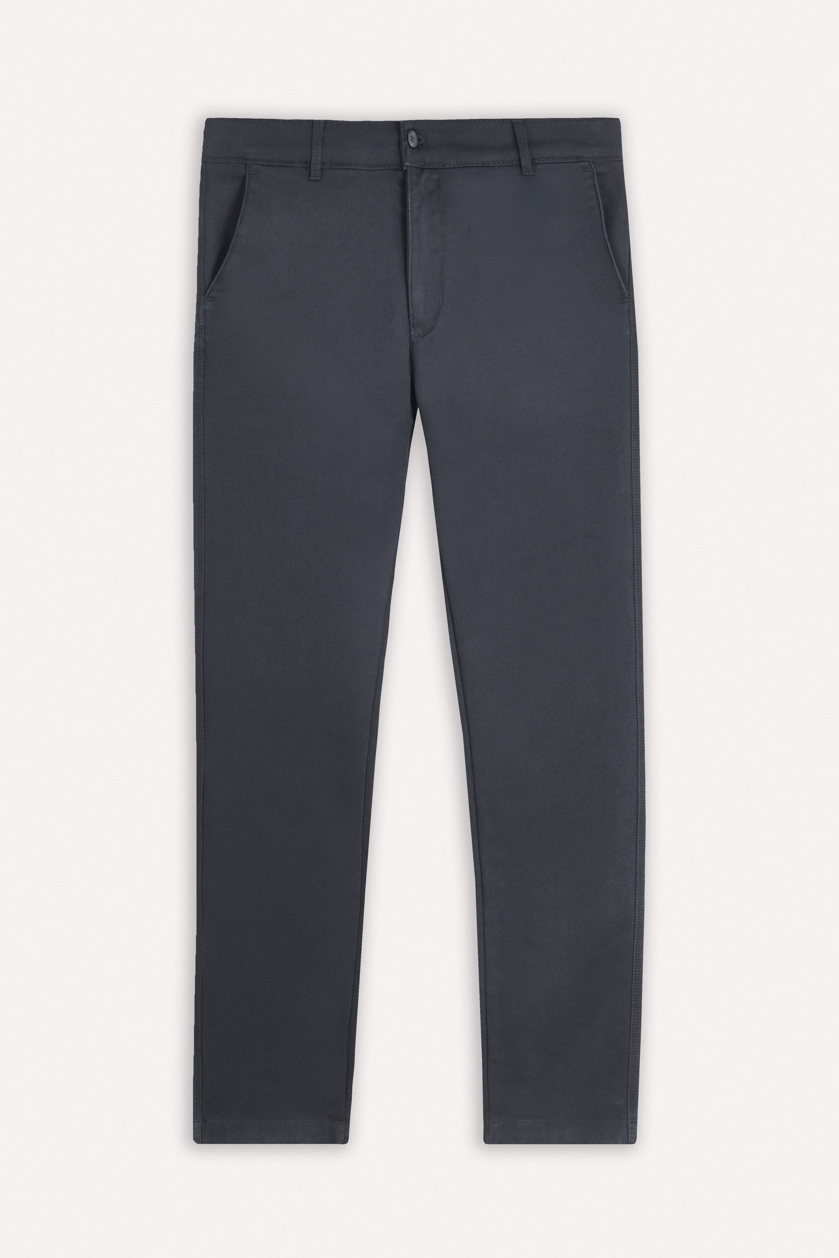 Dark Gray Chino Gabardine Pant
