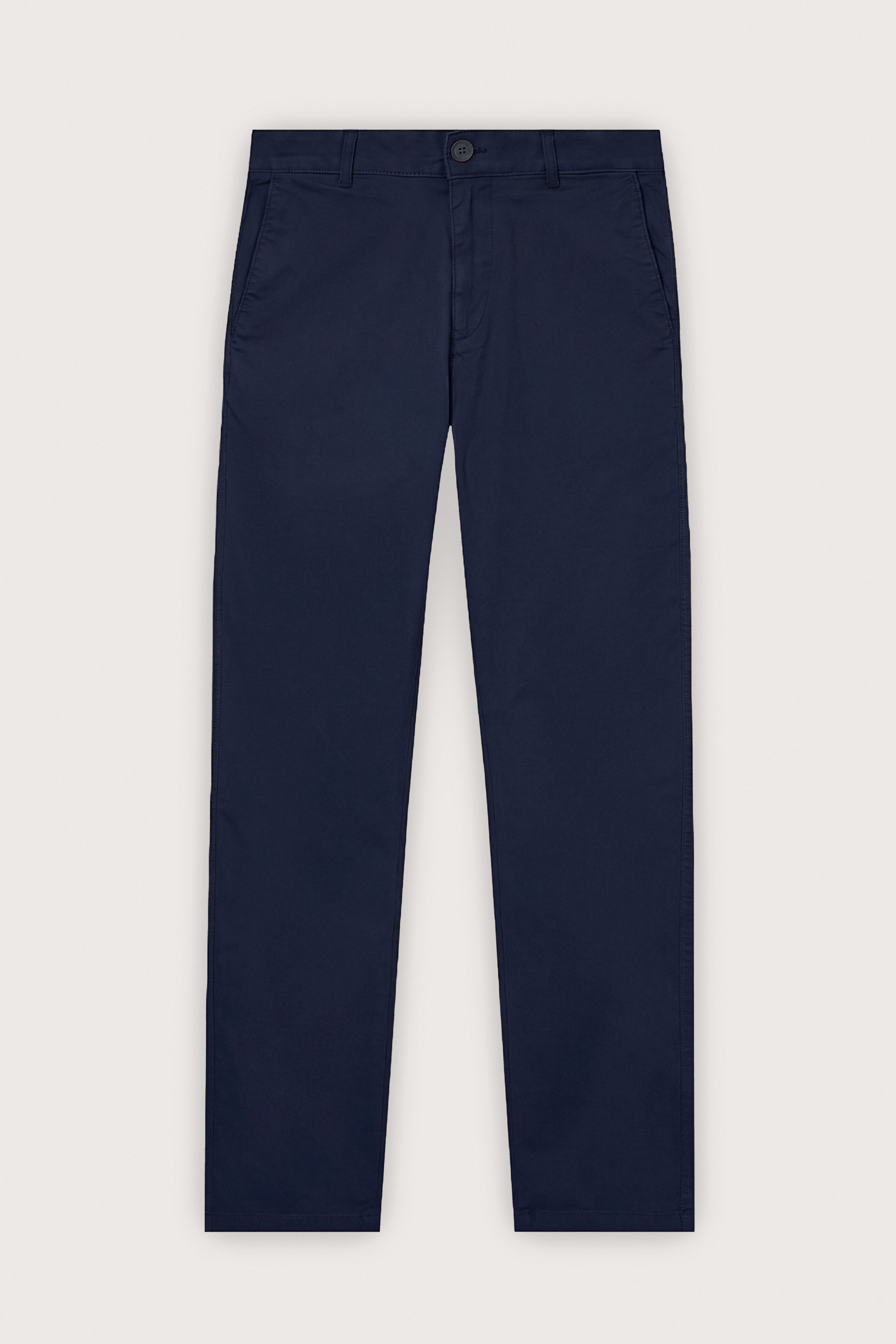 Deep Navy Gabardine Chino Pants - De Backers - 1