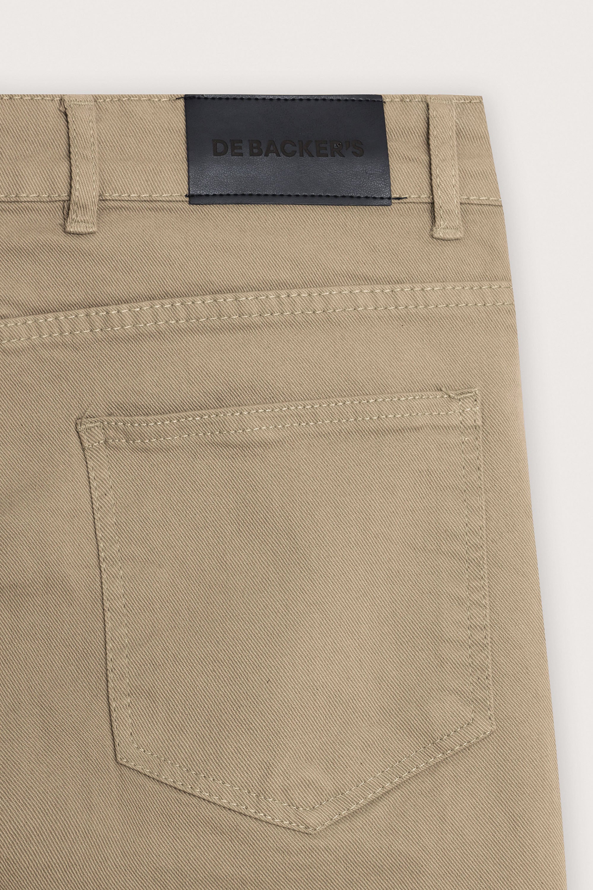 Beige Smart Casual Pants - De Backers - 4