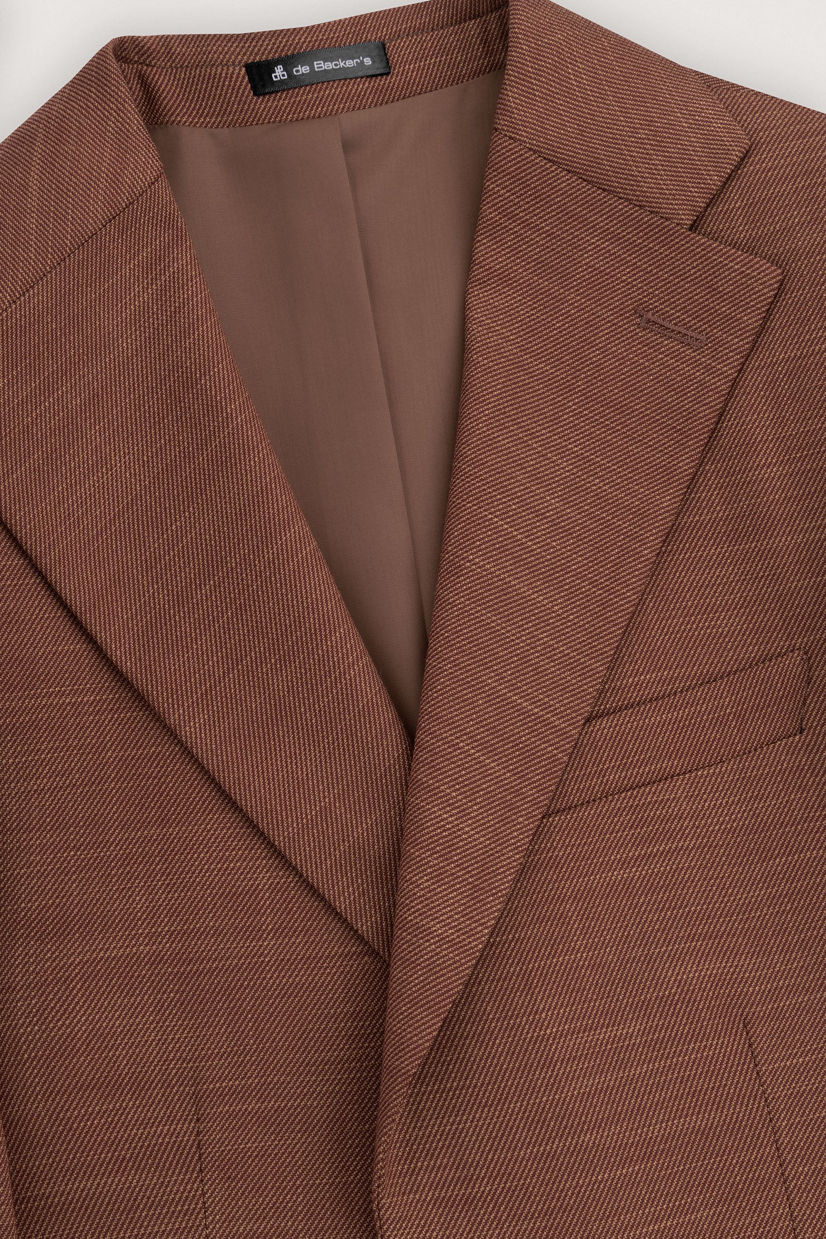 Warm Brown Micro Pattern Classic Blazer