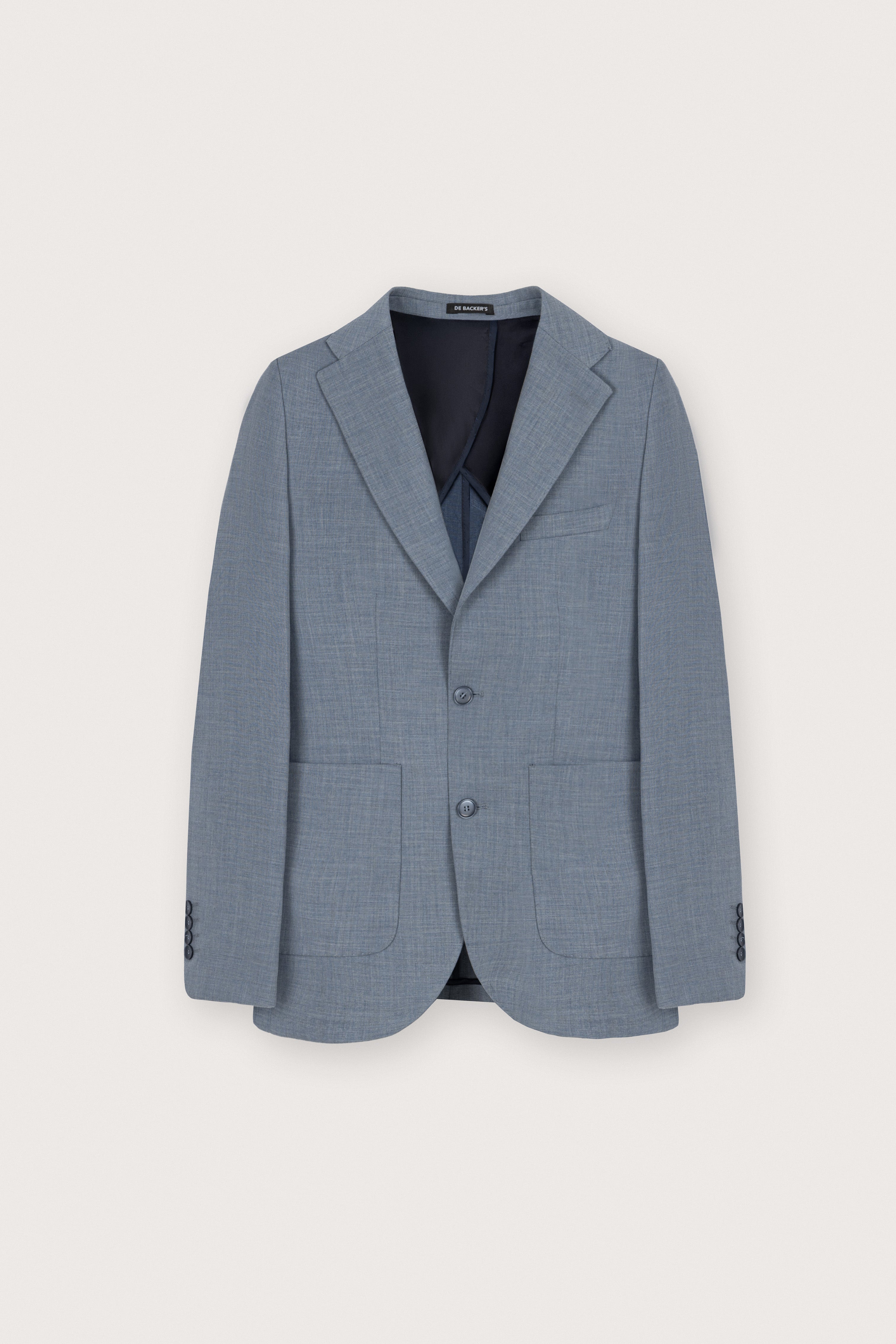 Dusty Blue Casual Blazer - De Backers - 1