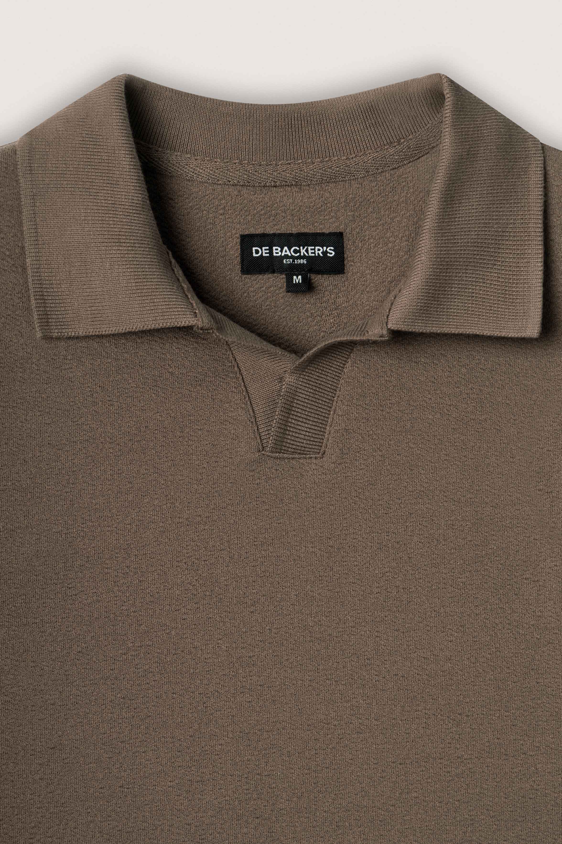 تيشيرت بولو جاكار لون موكا