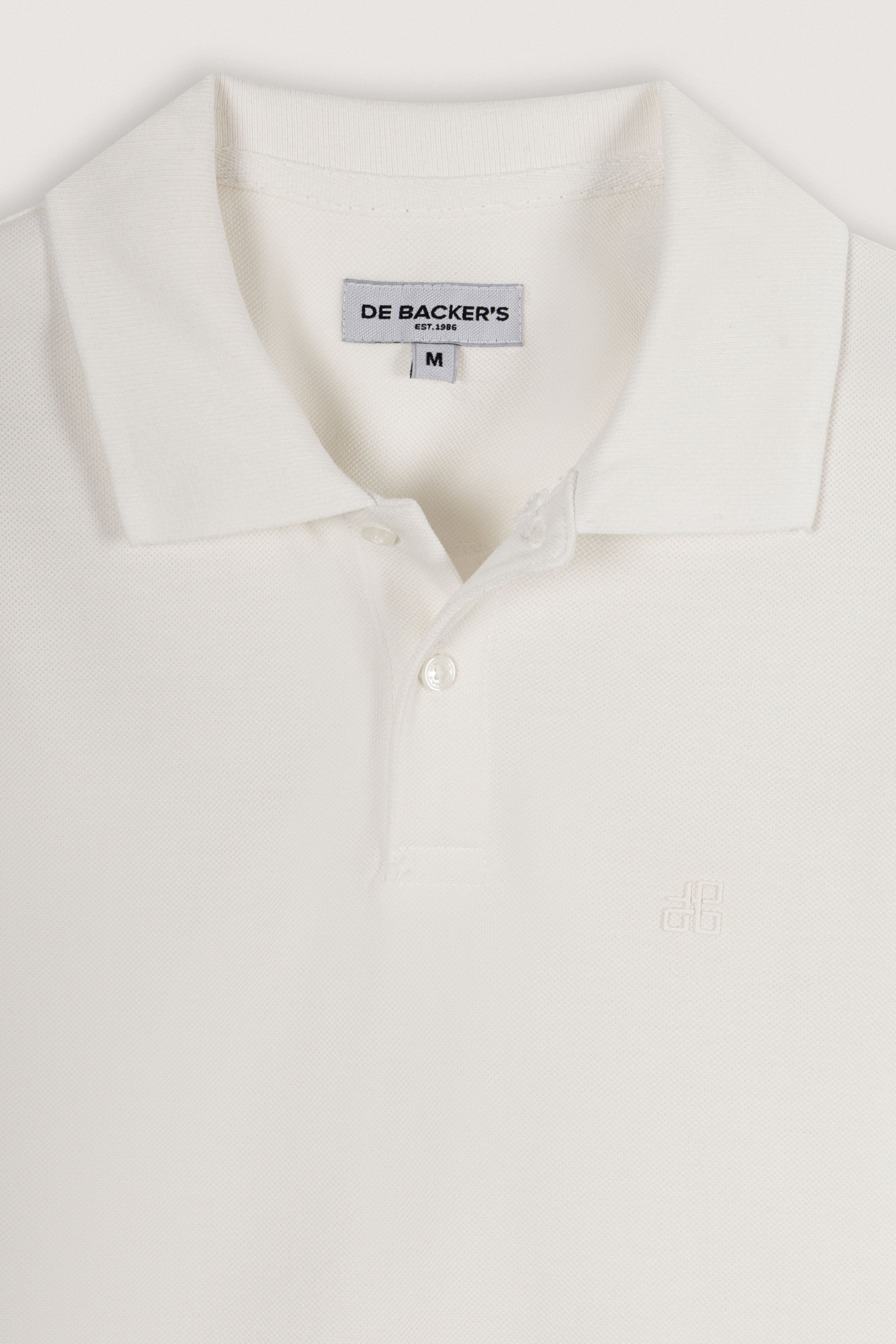 Crème Pique Polo T-Shirt
