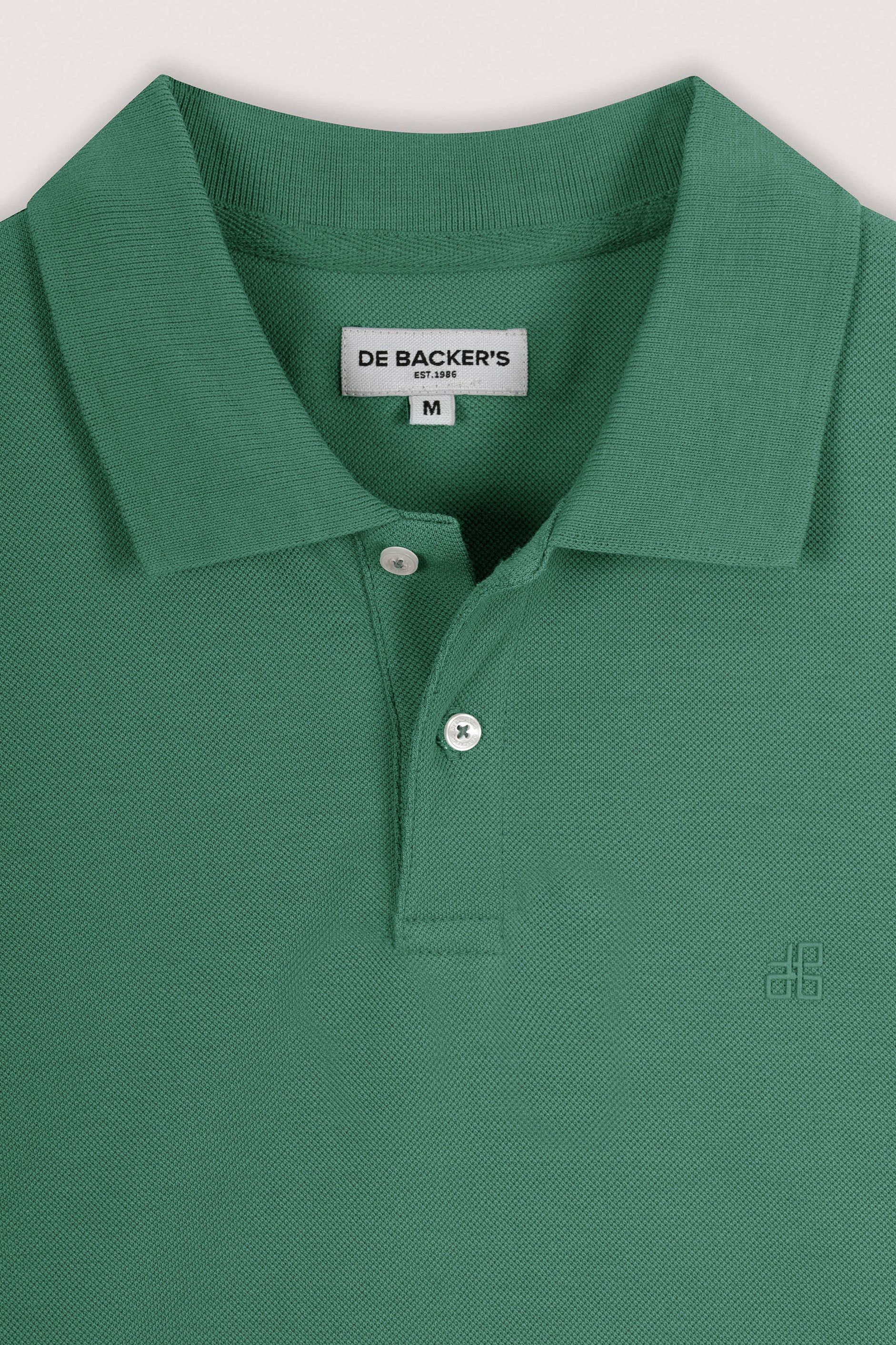 Green Pique Polo T-Shirt