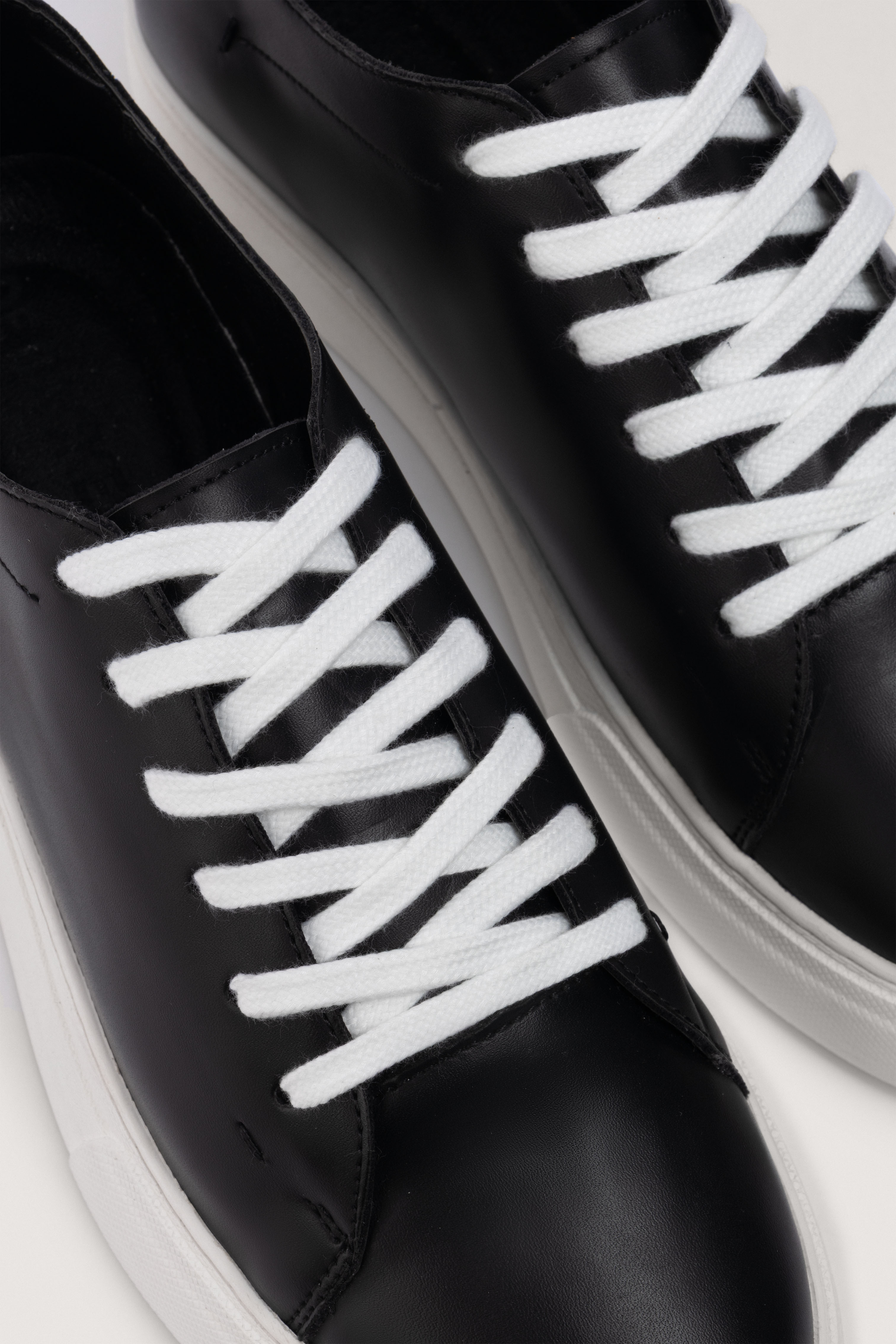 Black Leather sneakers