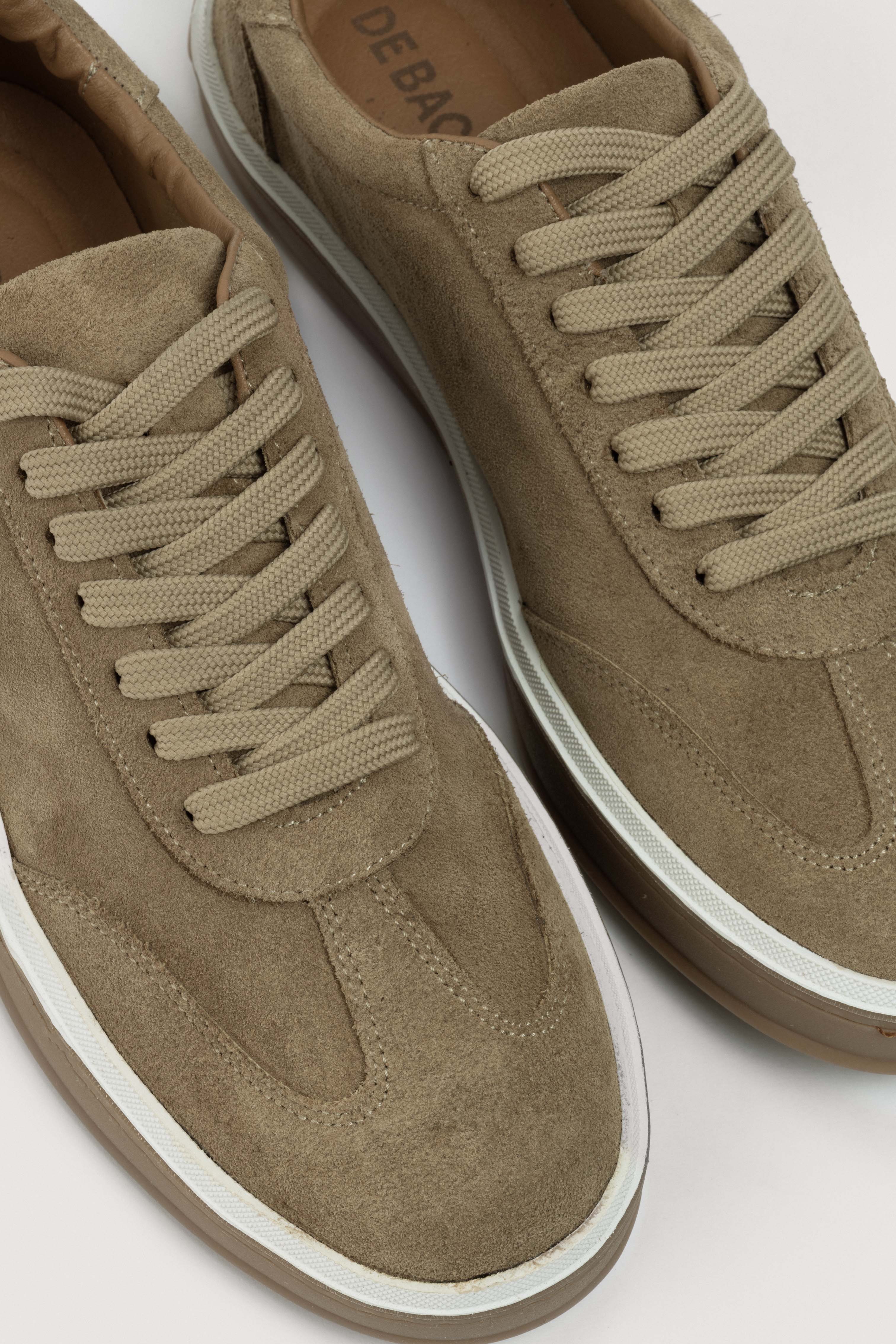 Khaki Chamois Sneakers